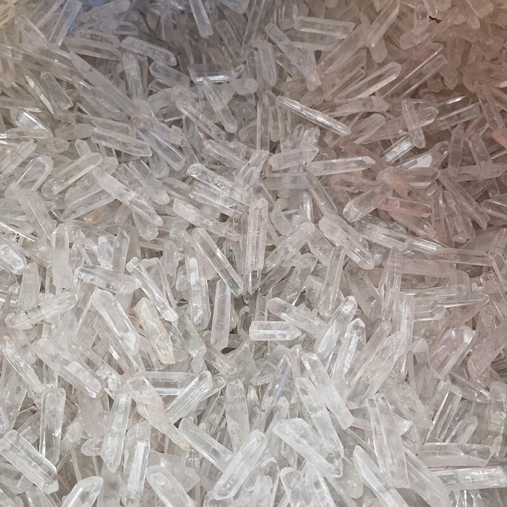 Tibet Nice Lot Natural Clear Quartz Crystal Points Wand Specimen US Seller 200g