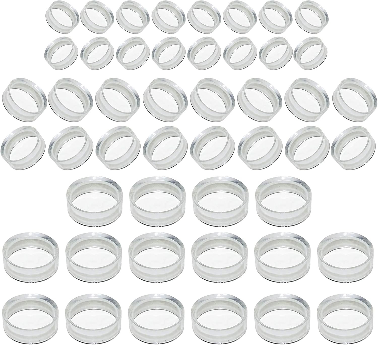 48Pcs Clear Sphere Stand ,Ball Stand Holder Rings round Acrylic Plastic Display