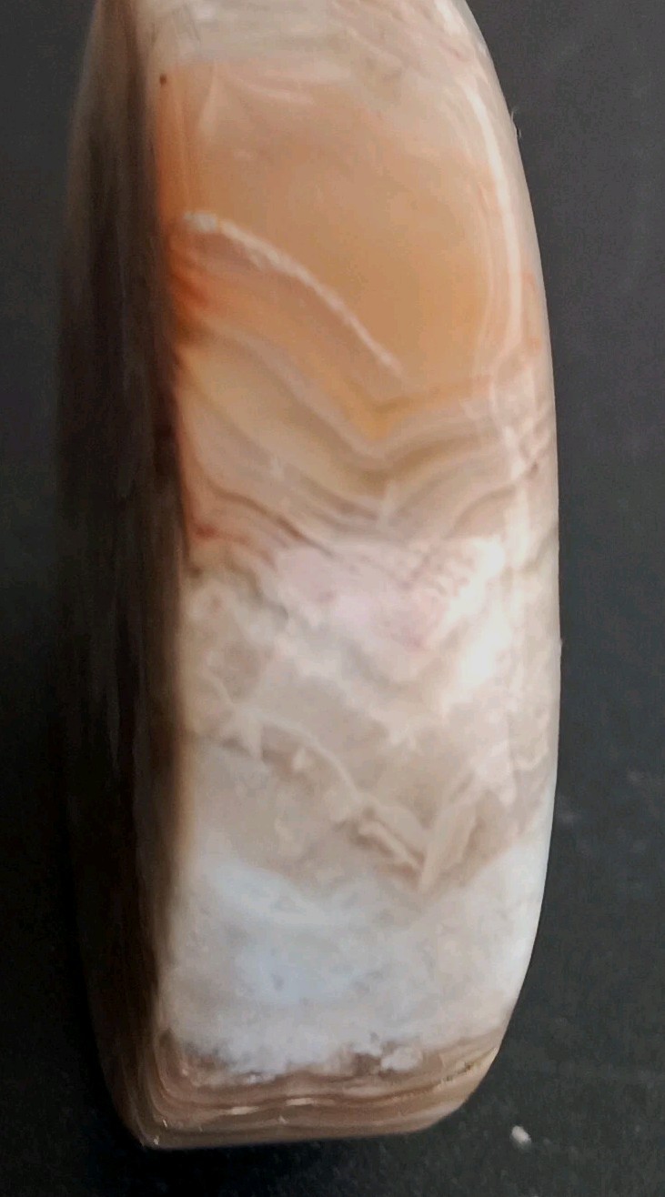 Crazy Lace Agate Natural Cabochon Semiprecious Gemstone 1-5/16″ Wide 1/4″ Thick