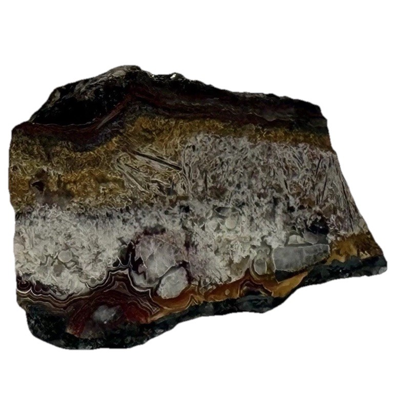 POLISHED MEXICAN CRAZY LACE ~2.0 ounces/57 grams