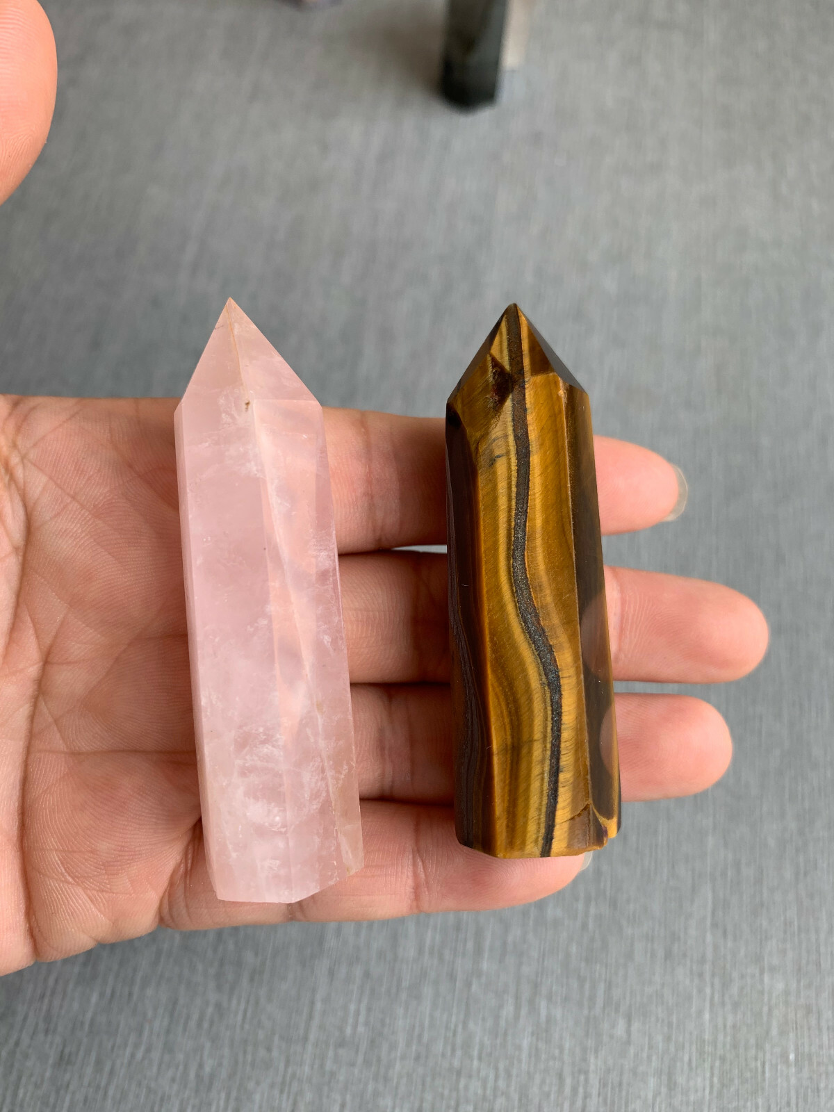 10pcs Natural crystal tower quartz obelisk crystal wand point healing random