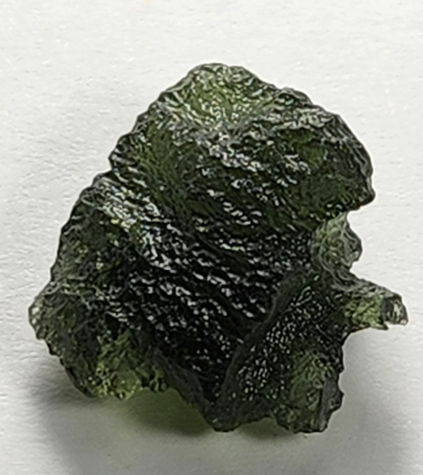 Top A++ 2.64g Gem Green Moldavite Crystal Chlum Czech Republic Minerals Crystals
