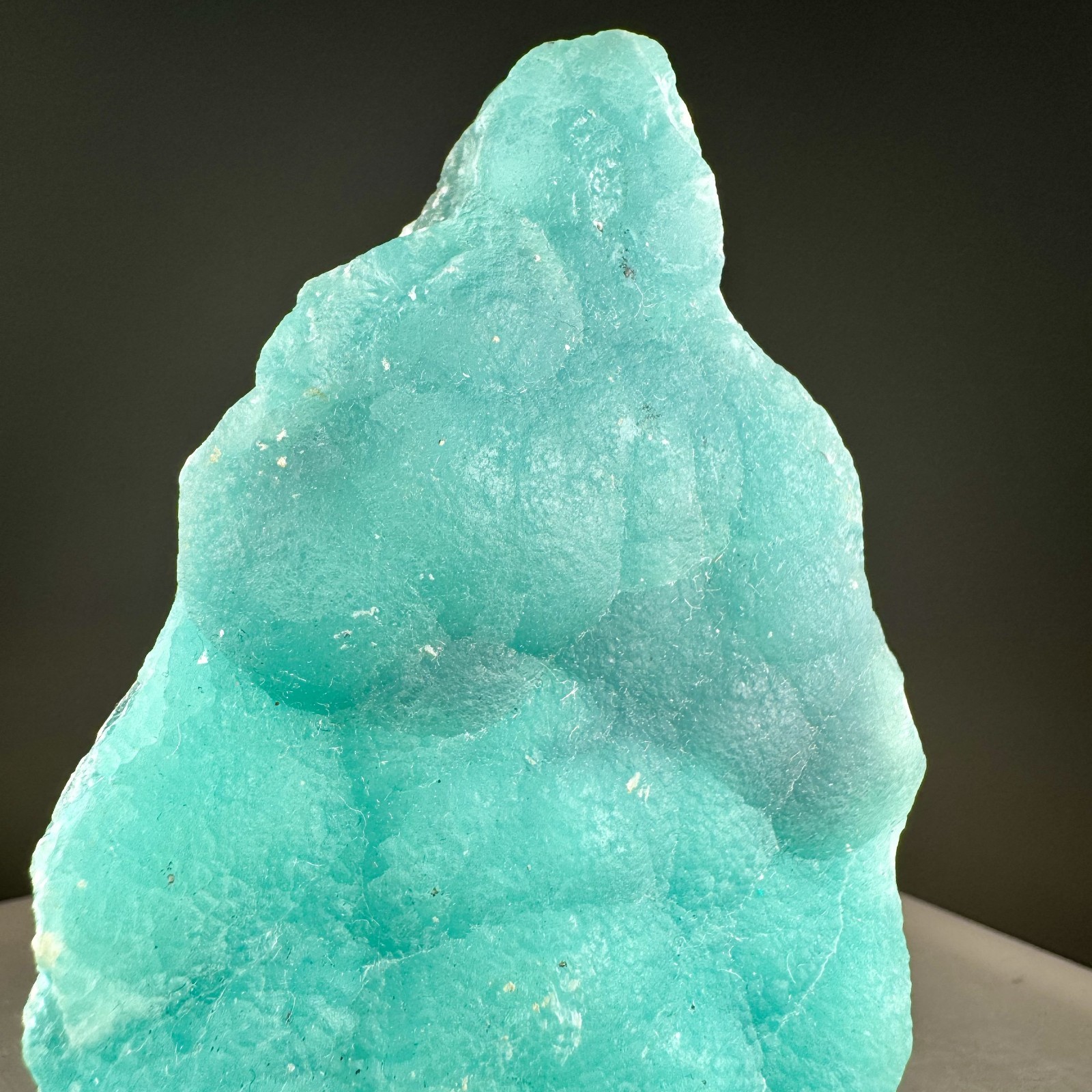 Vibrant Blue Smithsonite: Yanga Koubenza mines, Mfouati, Republic of Congo
