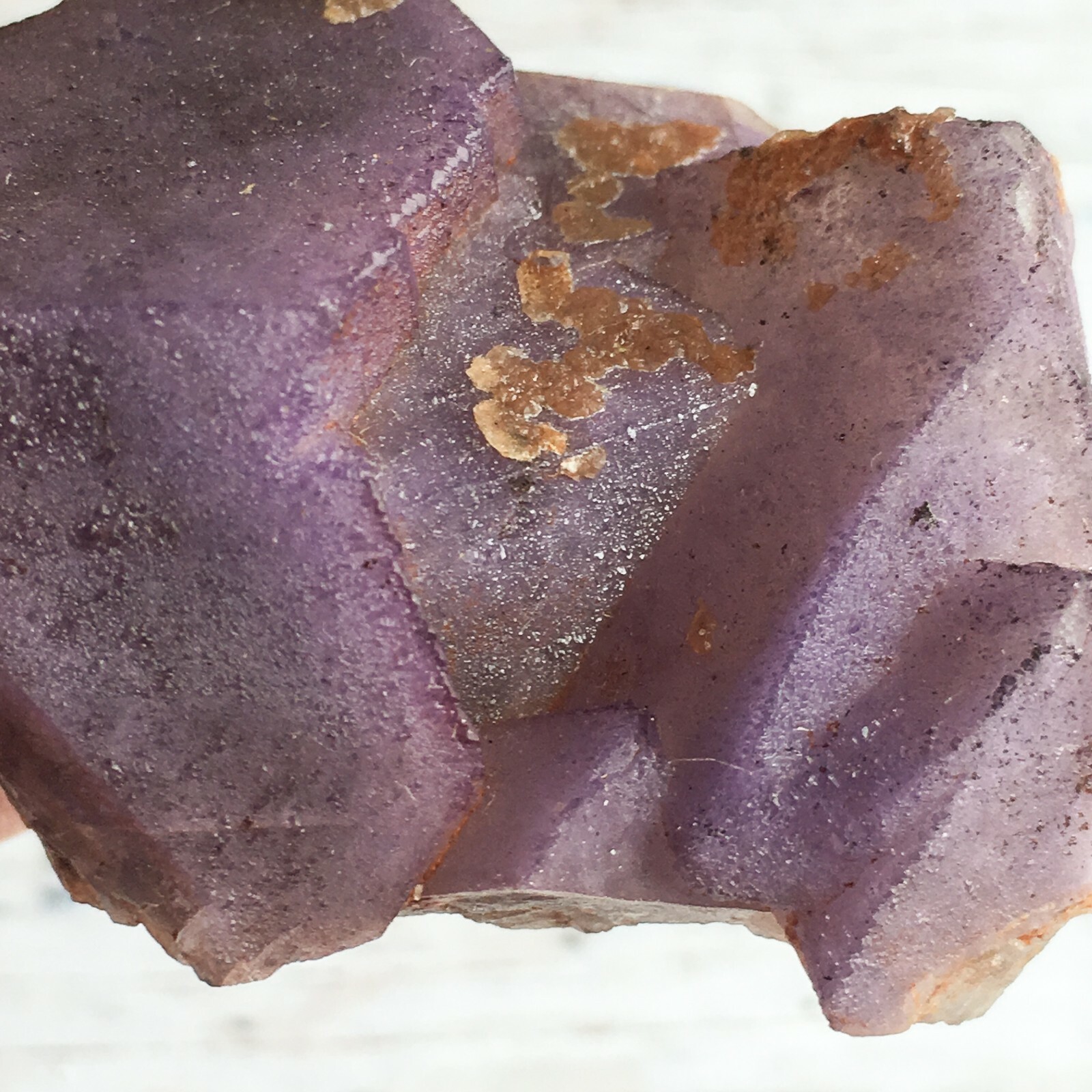Deep Purple Fluorite Crystal Cluster: 1.95″ Long; 2.0 oz (58 g); Mineral Rough