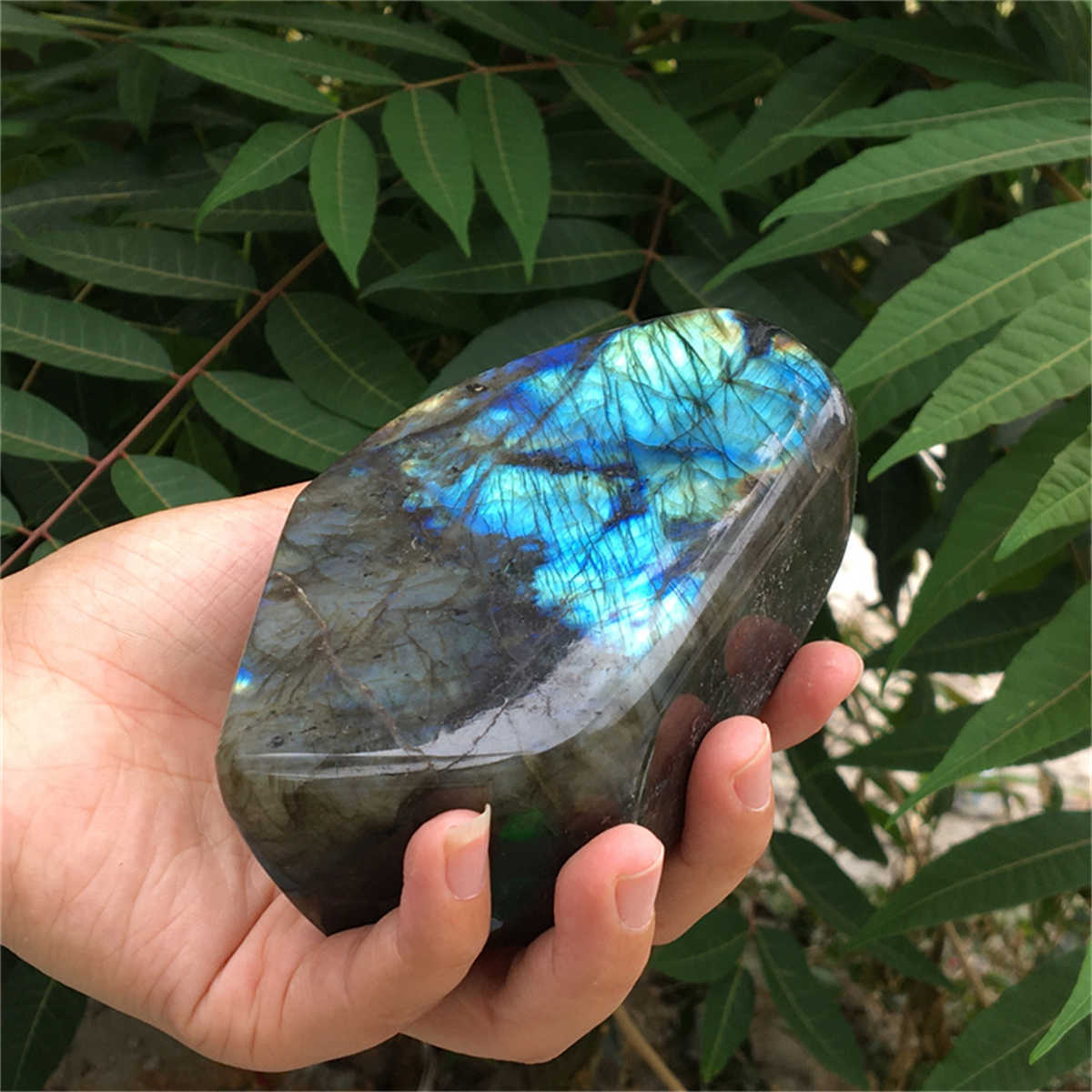 620g Natural Labradorite Mineral Quartz Crystal Mineral Reiki healing