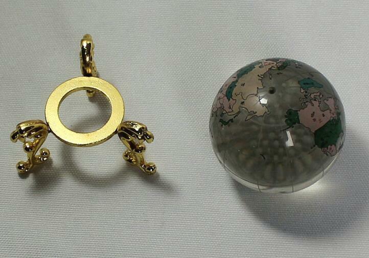 3Pcs Metal Crystal Ball Stand Tri 3 Leg Elegant Sphere Holder Multicolor