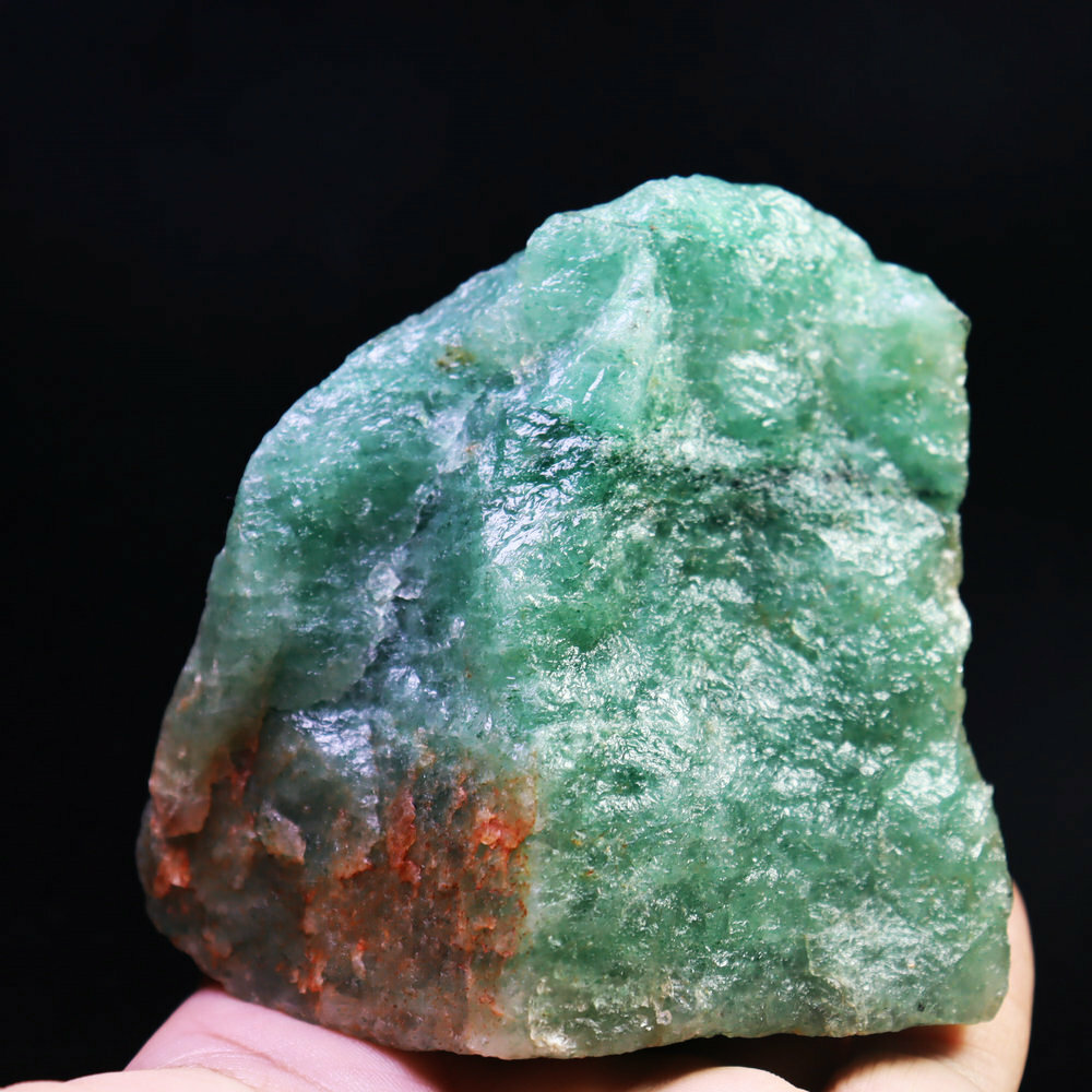 0.94 lb Natural Not Polished Original Strawberry Quartz Crystal Mineral Specimen