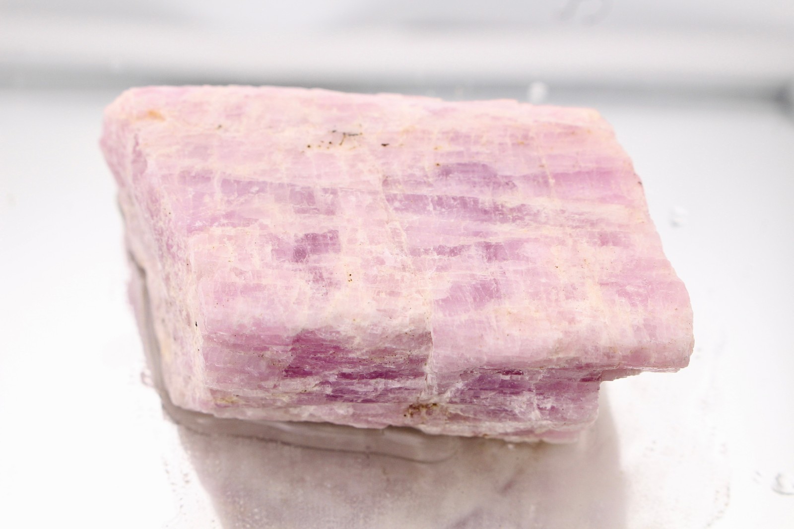 8.3oz UV ACTIVE Kunzite Nigeria Purple Lilac Raw Natural Rough Crystal Mineral
