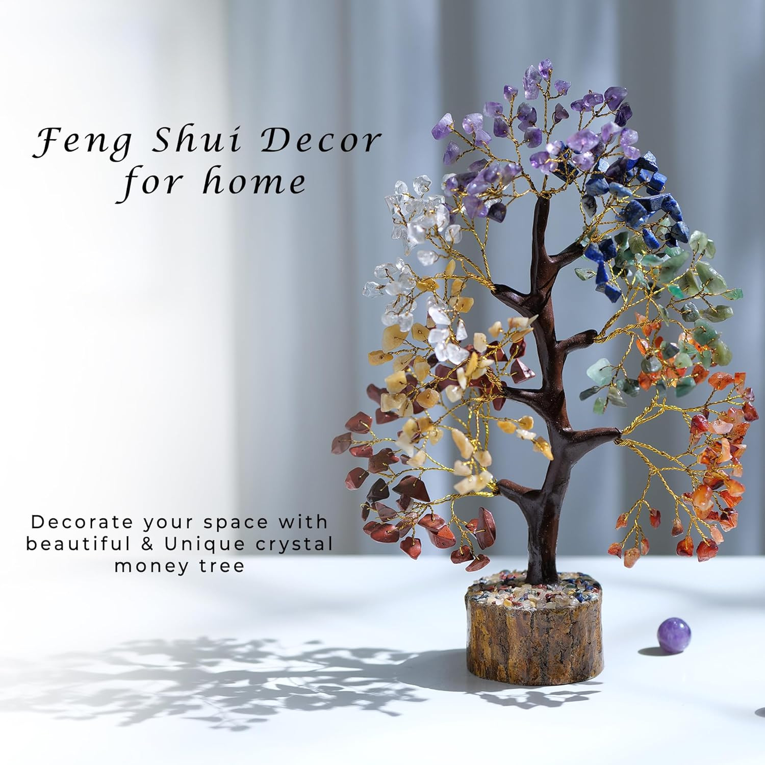7 Chakra Tree of Life Decor – Crystals, Birthday Gifts for Women – House Warming