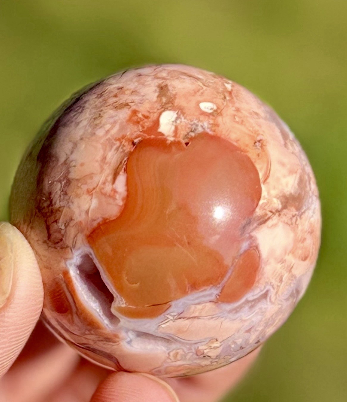 Cotton Candy Agate Sphere 40mm/87g