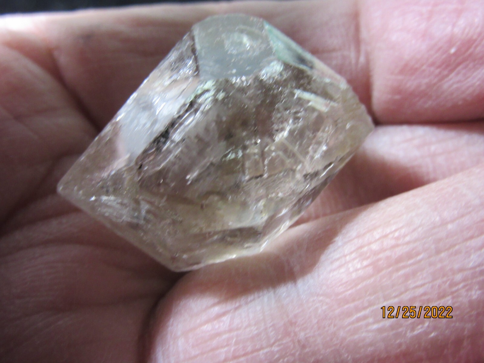 Natural Herkimer Diamond Quartz 1 5/16″ Crystal Herkimer, NY Reiki NHDQC-6