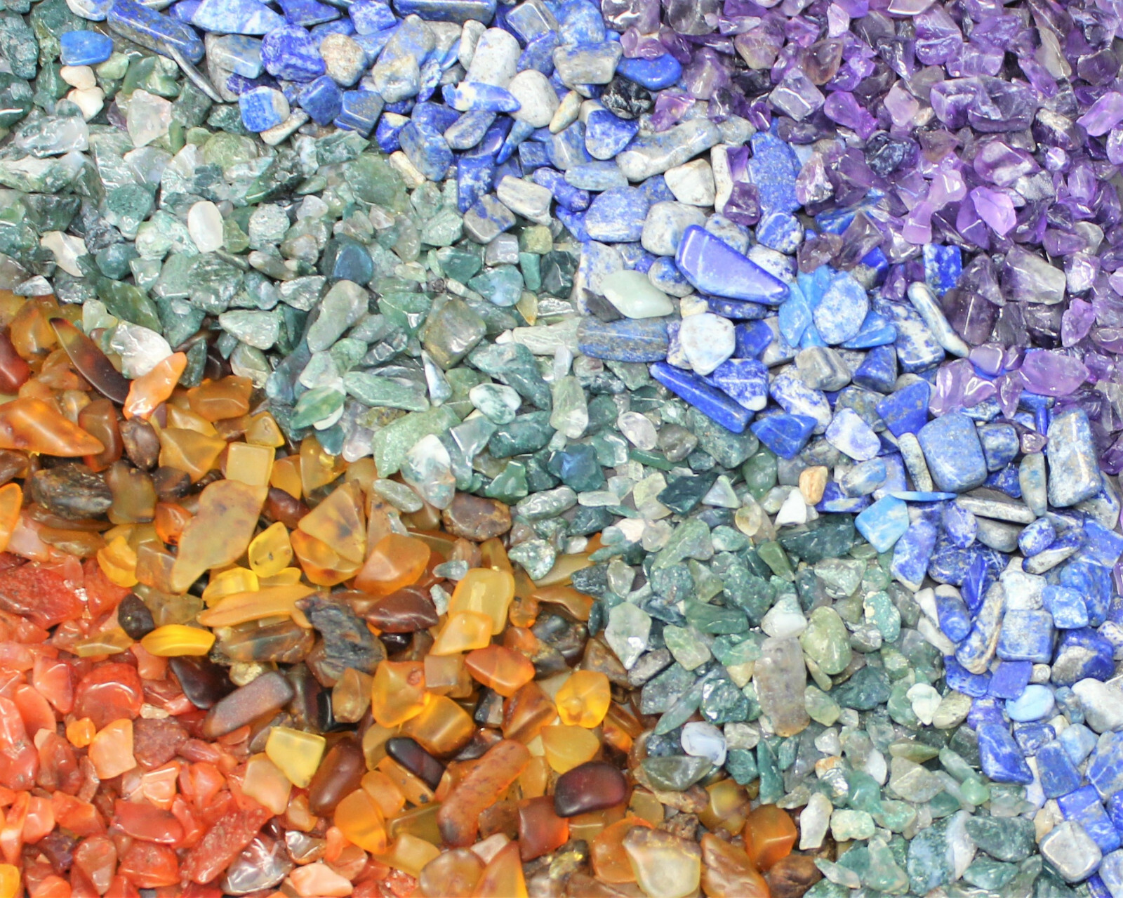 Genuine Gemstone Chips Bulk Lots – HUGE RANGE – Undrilled Semi Tumbled Stones