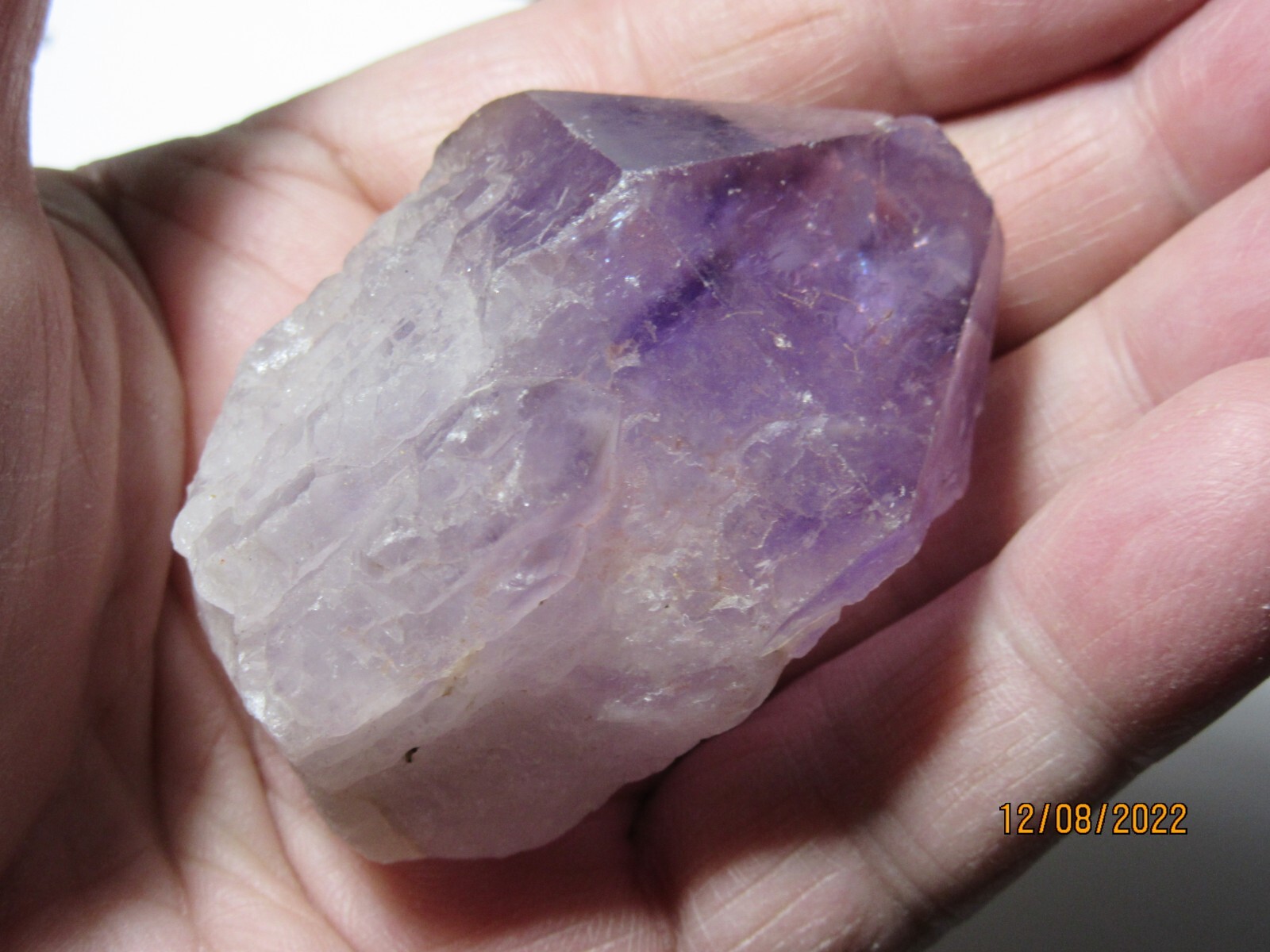 Amethyst Quartz Crystal Point 2 5/16″ Rough Collectible Reiki AQPR-1