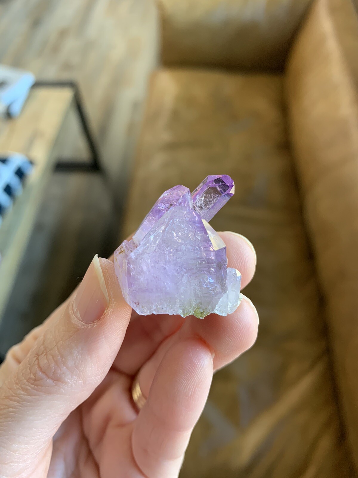 Vintage Collection Mini Purple Lilac Amethyst Crystal Cluster, Veracruz Mexico