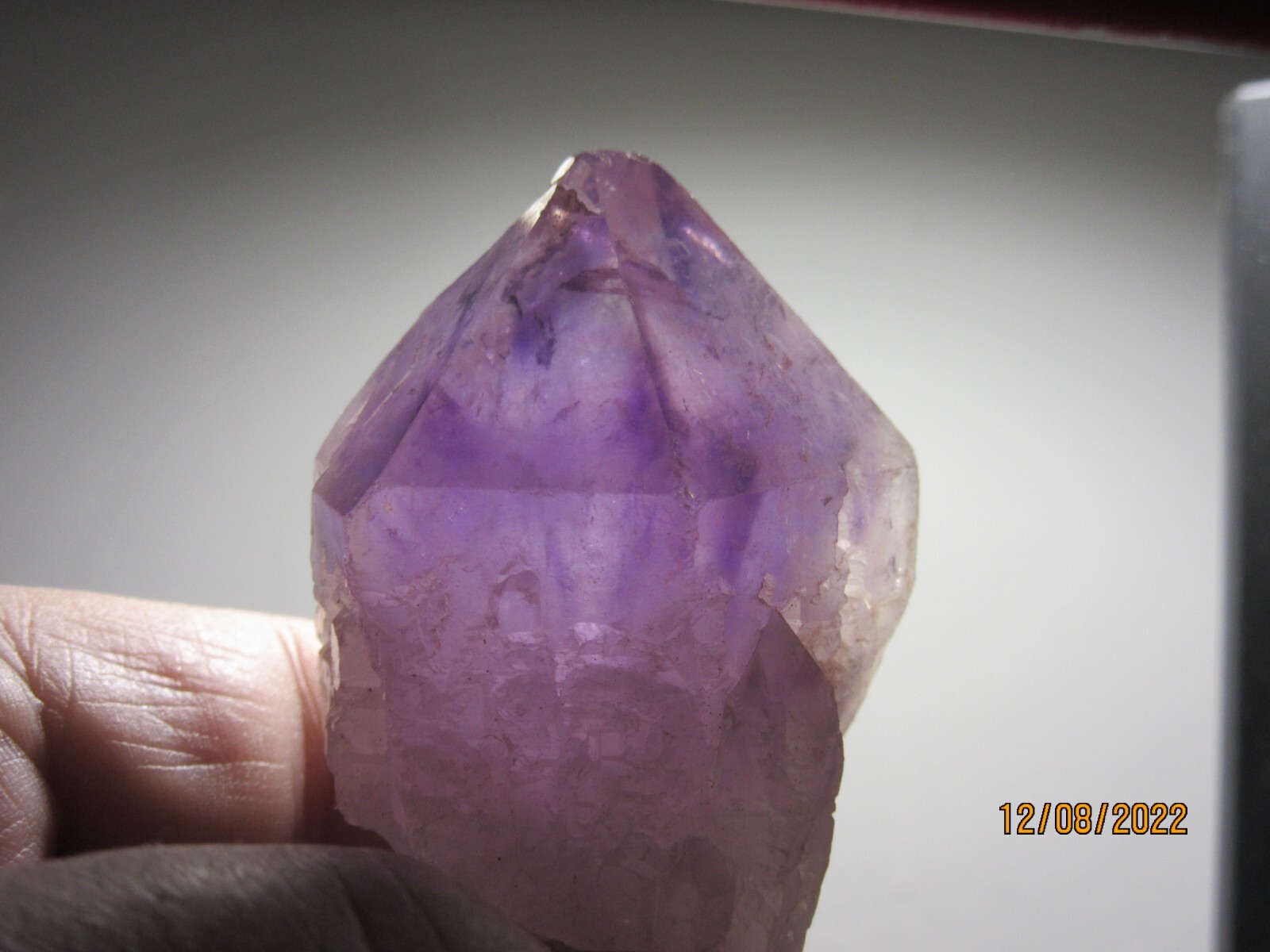 Amethyst Quartz Crystal Point 2 5/16″ Rough Collectible Reiki AQPR-1
