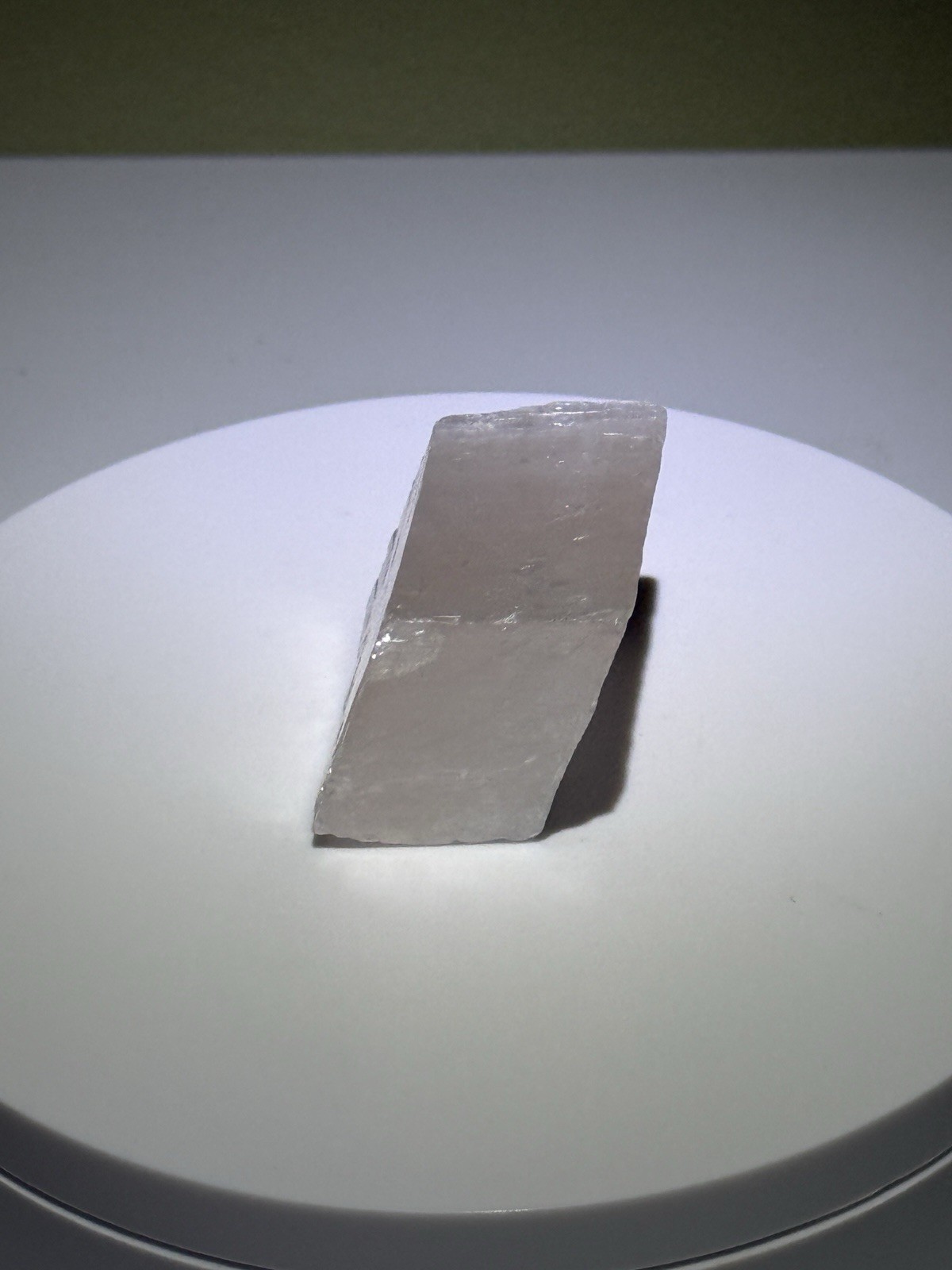 RADIANT Iceland Spar Calcite Crystal Specimen w/ Terlingua-like Fluorescence