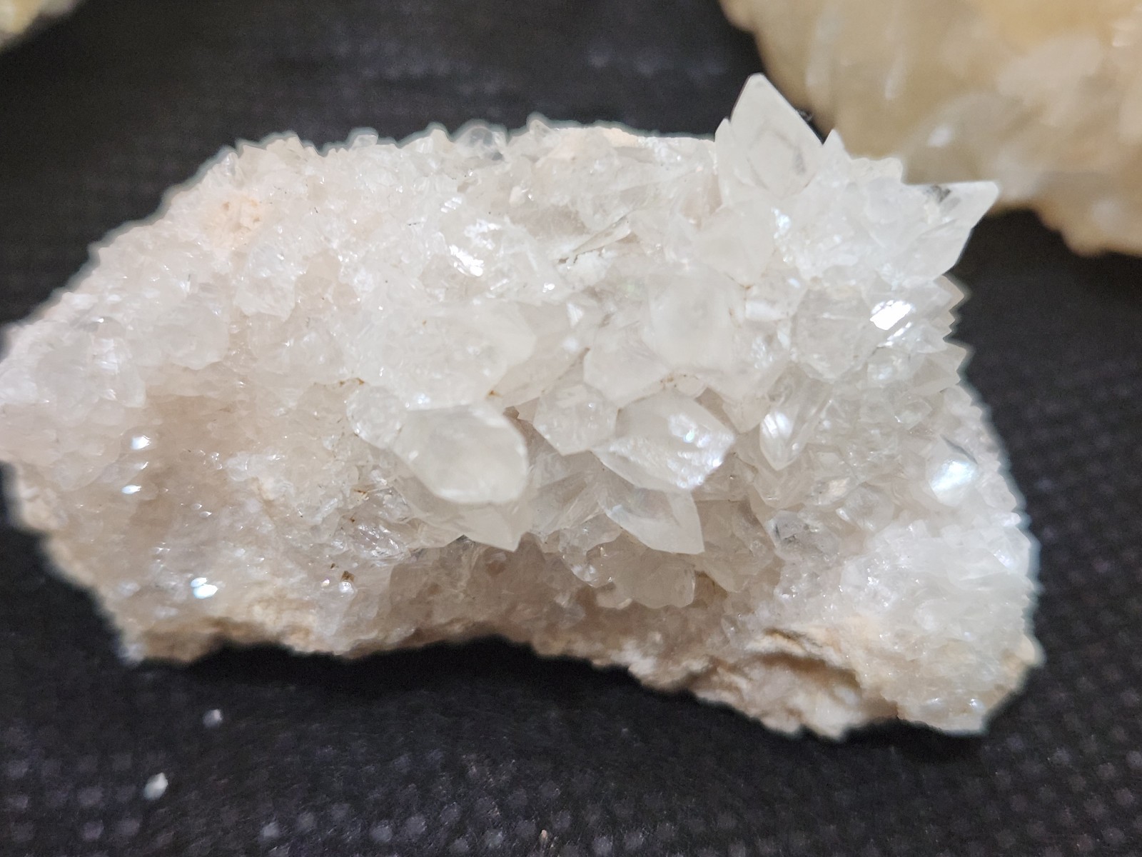 Calcite Crystal Collection 5 pieces from Florida LOT Honey Clusters UV Mineral
