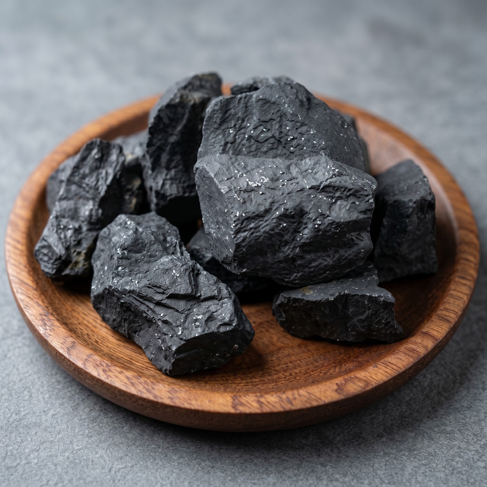 Natural Raw Shungite Rough Stone Mineral Specimen Purifying Healing Crystal