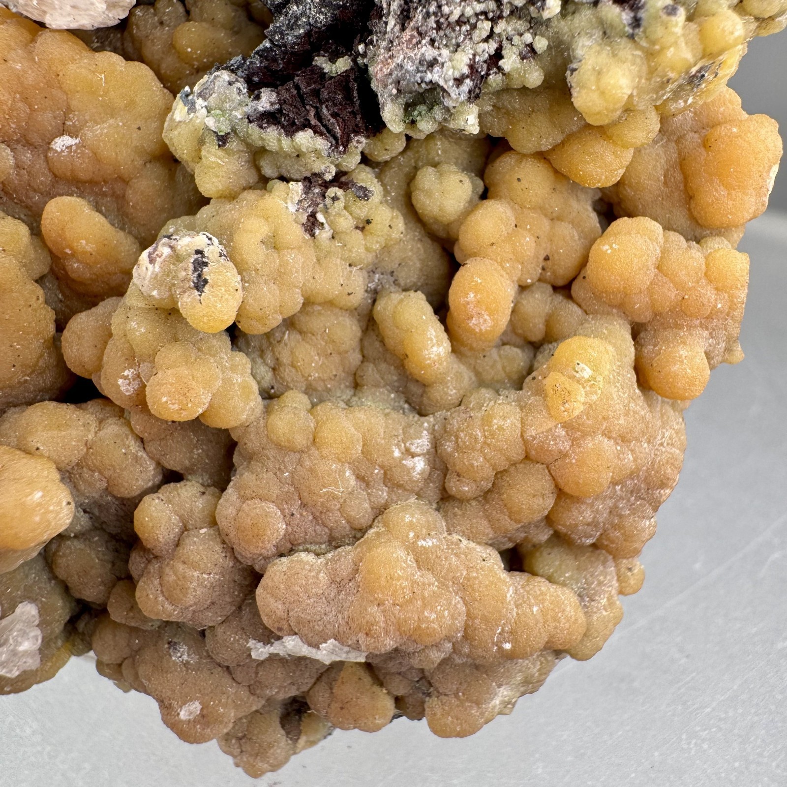 Fine & Unusual Orange Smithsonite: Tsumeb Mine, Tsumeb, Namibia- Classic!!