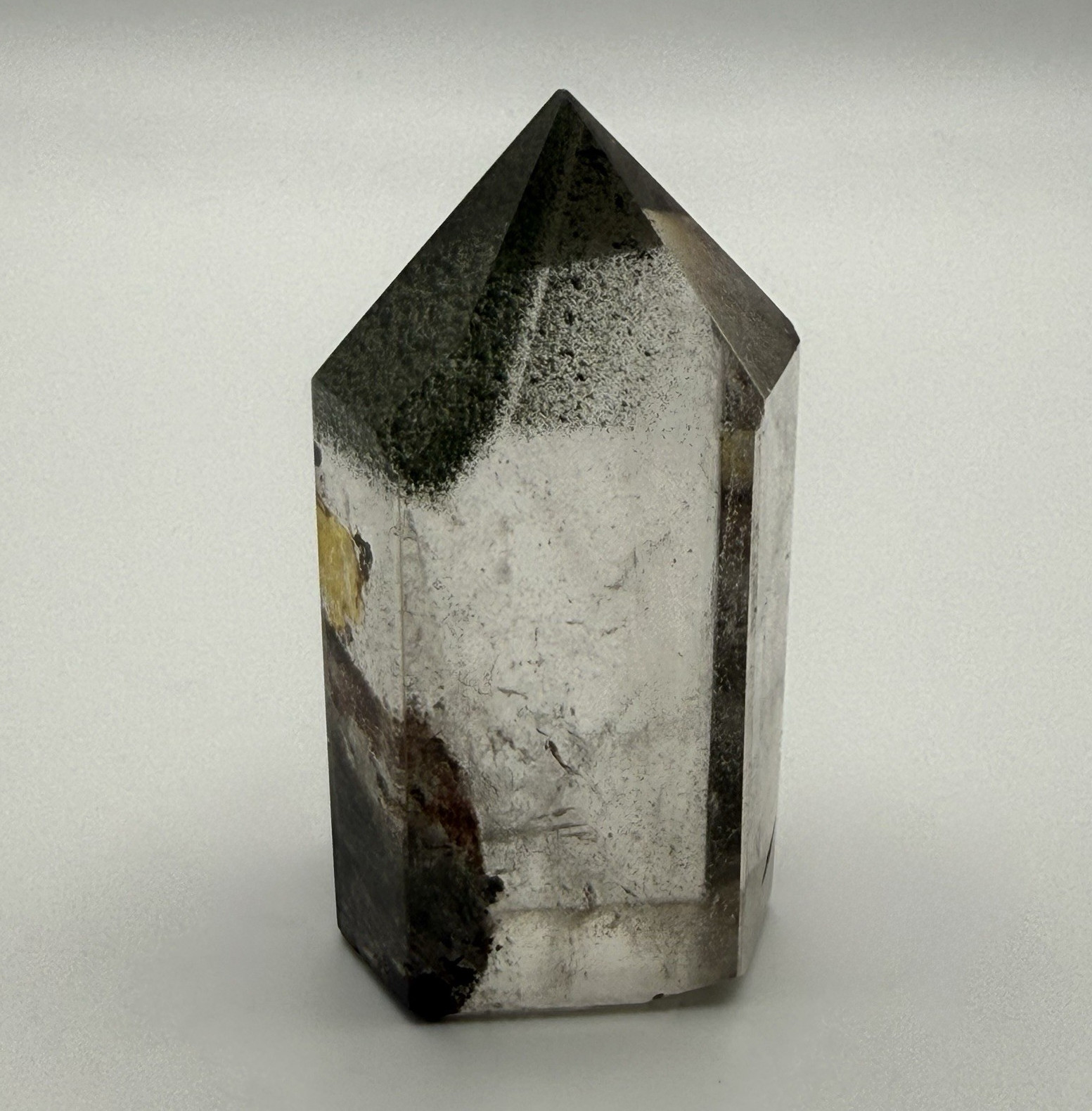 Polished Crystal Clear Garden Quartz Tower, approx 2 1/2”