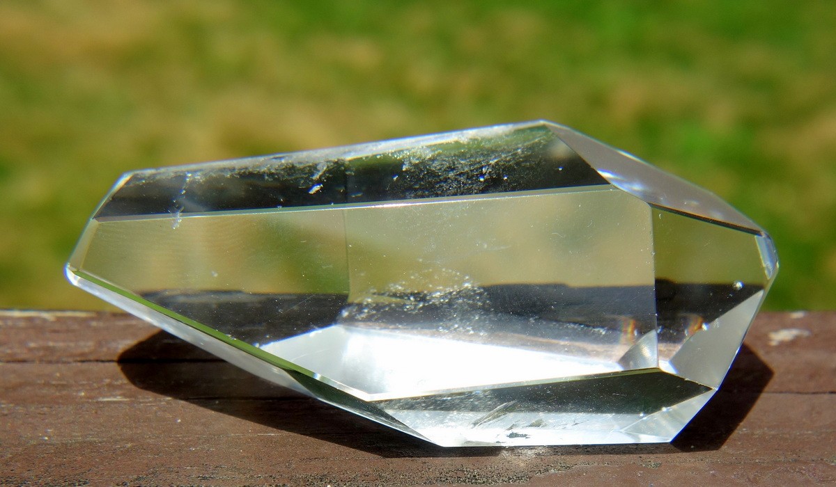 Polished Lemurian Quartz Free Form Crystal