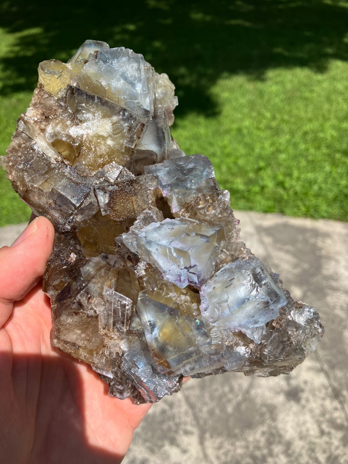 Blue Ice Large Illinois Fluorite Minerva No.1 Mine