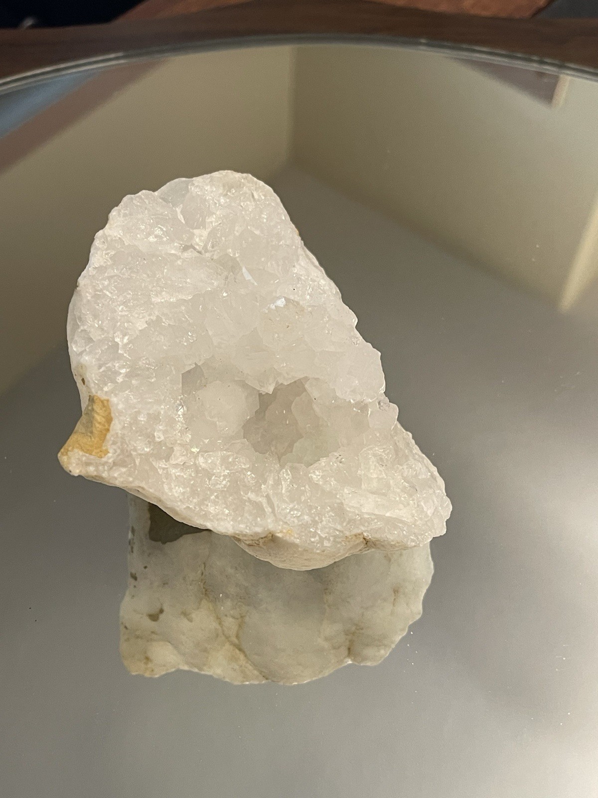 Crystal Quartz Geode, Cluster Geode, 4”x3.5”x2-3/8” (8)