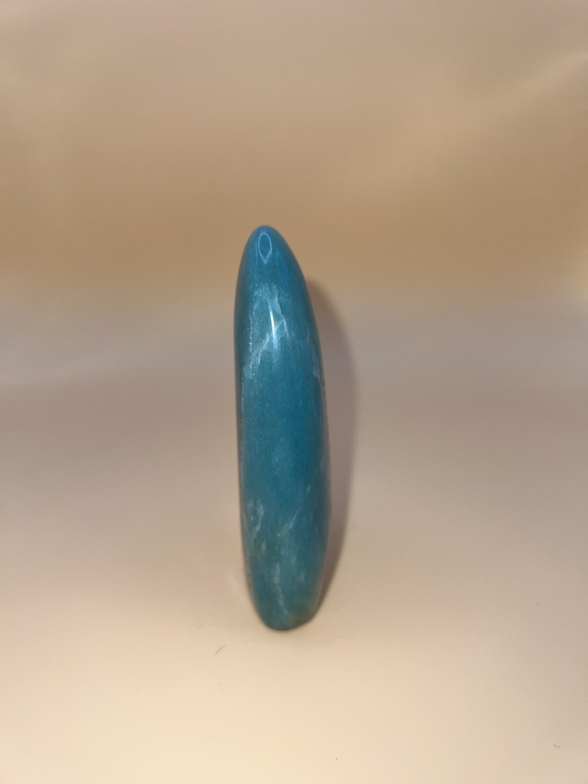 Polished Blue-Green Amazonite Crystal Freeform