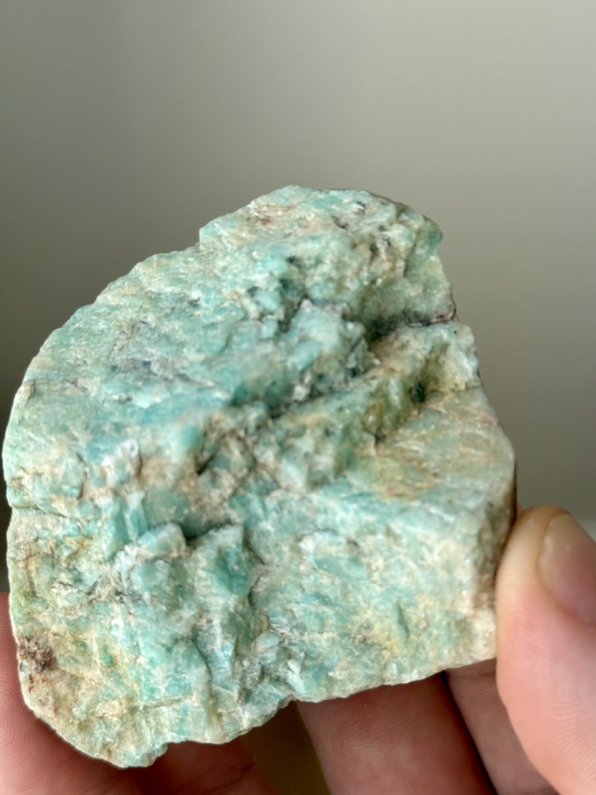 Amazonite Crystal Nice Saturation Lake George, CO Full Crystallized 5.6cm,118.8g