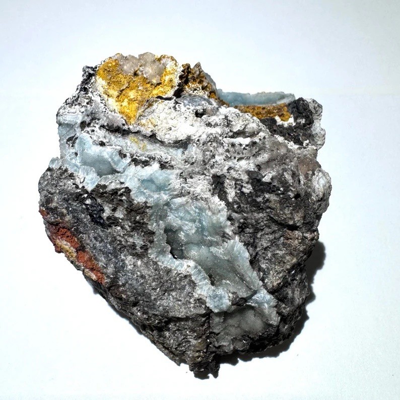 Rare 2.4” Arizona Blue Hemimorphite Crystal Mineral Specimen – 79 Mine, AZ