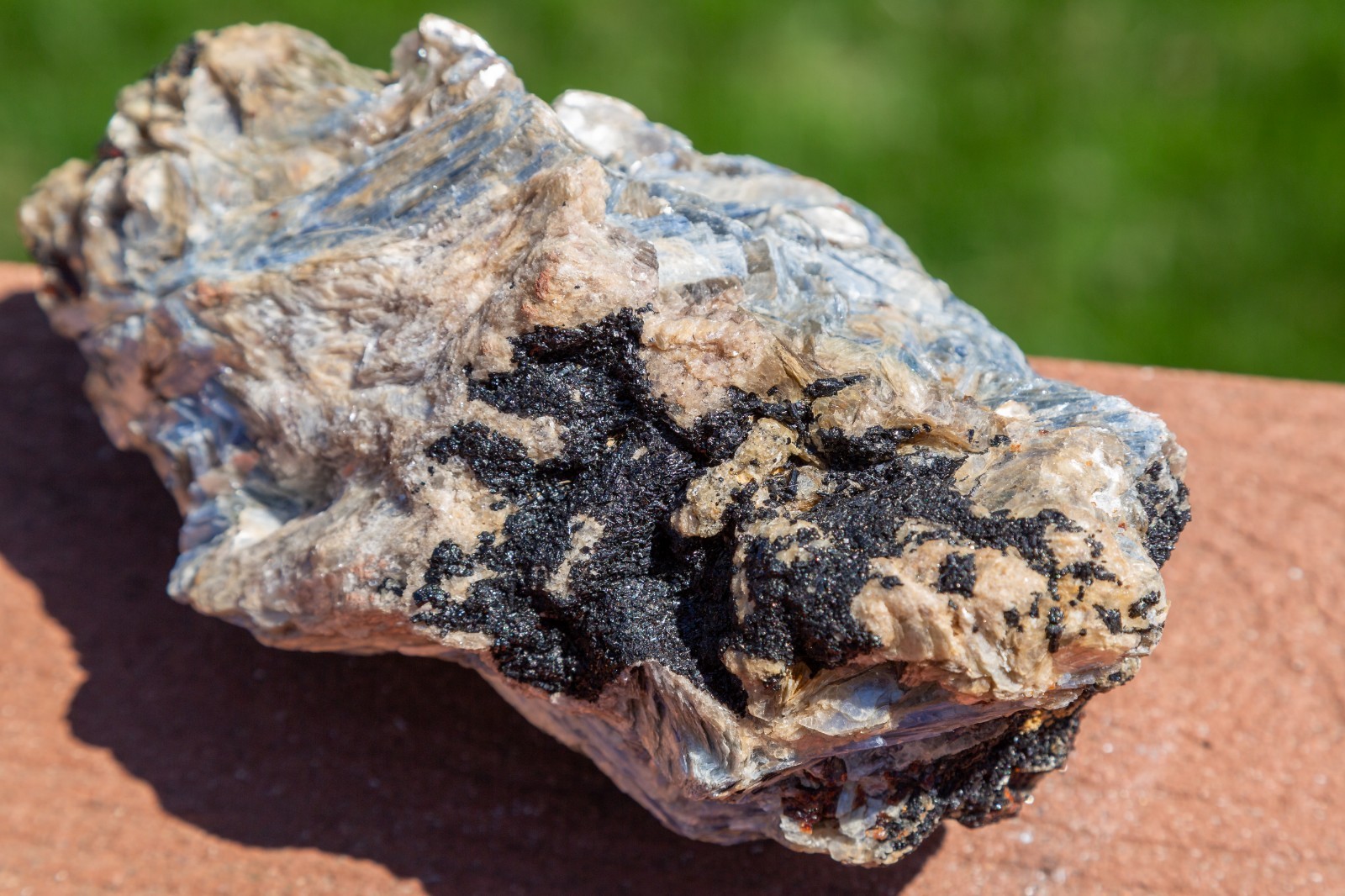 Kyanite with Quartz – 5lb 6.4oz (2449g) – Rough Specimen Crystal w/ Inclusion
