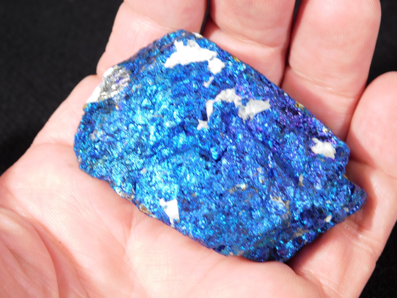 Bright IRIDESCENT Peacock Copper Chalcopyrite or Peacock Ore Mexico 173gr