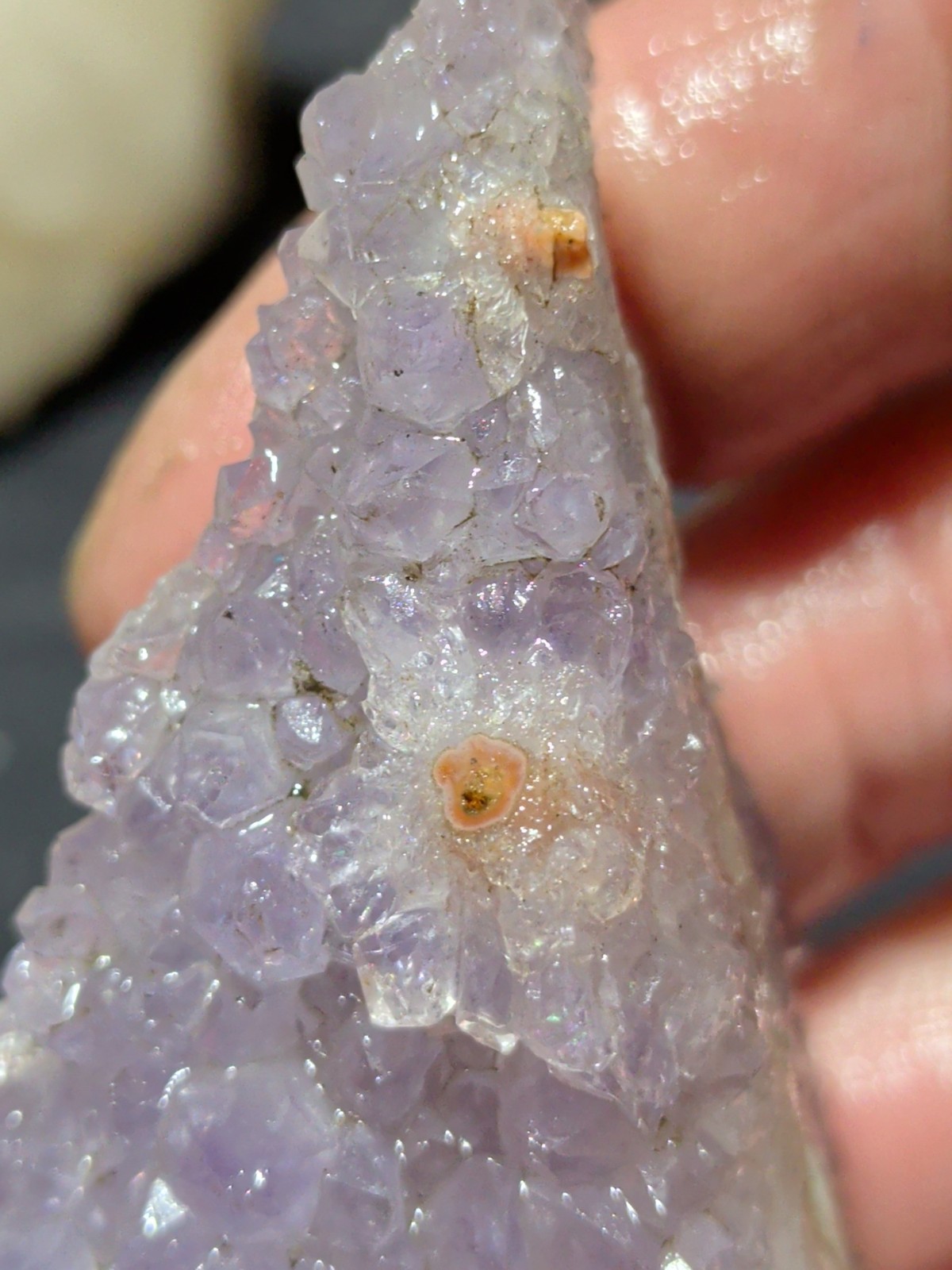 Amethyst Lavender w/ Flower Like Formations Crystal Specimen (3.7oz)