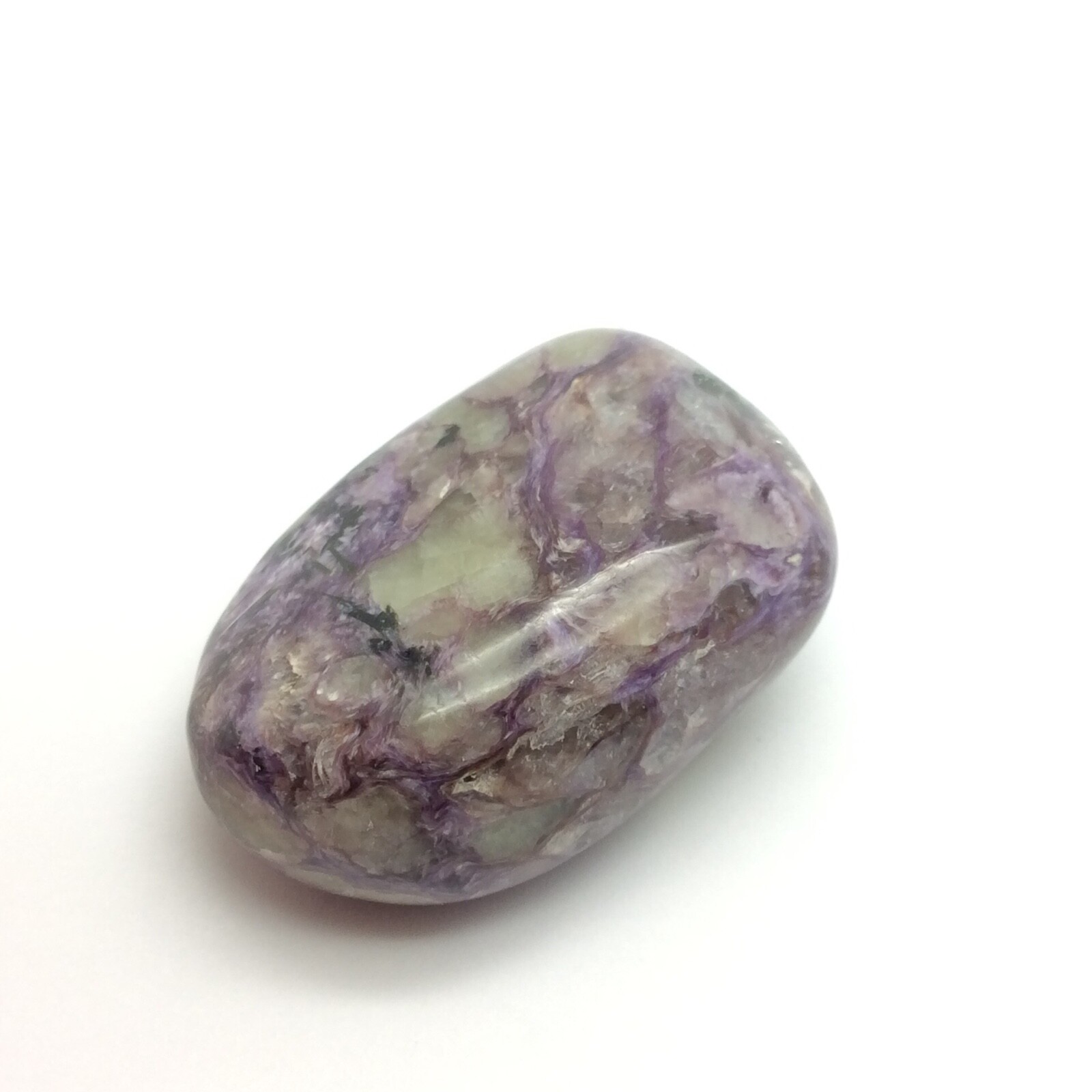 Charoite Pebble Purple Gem Stone Polished River Specimen Siberia #5