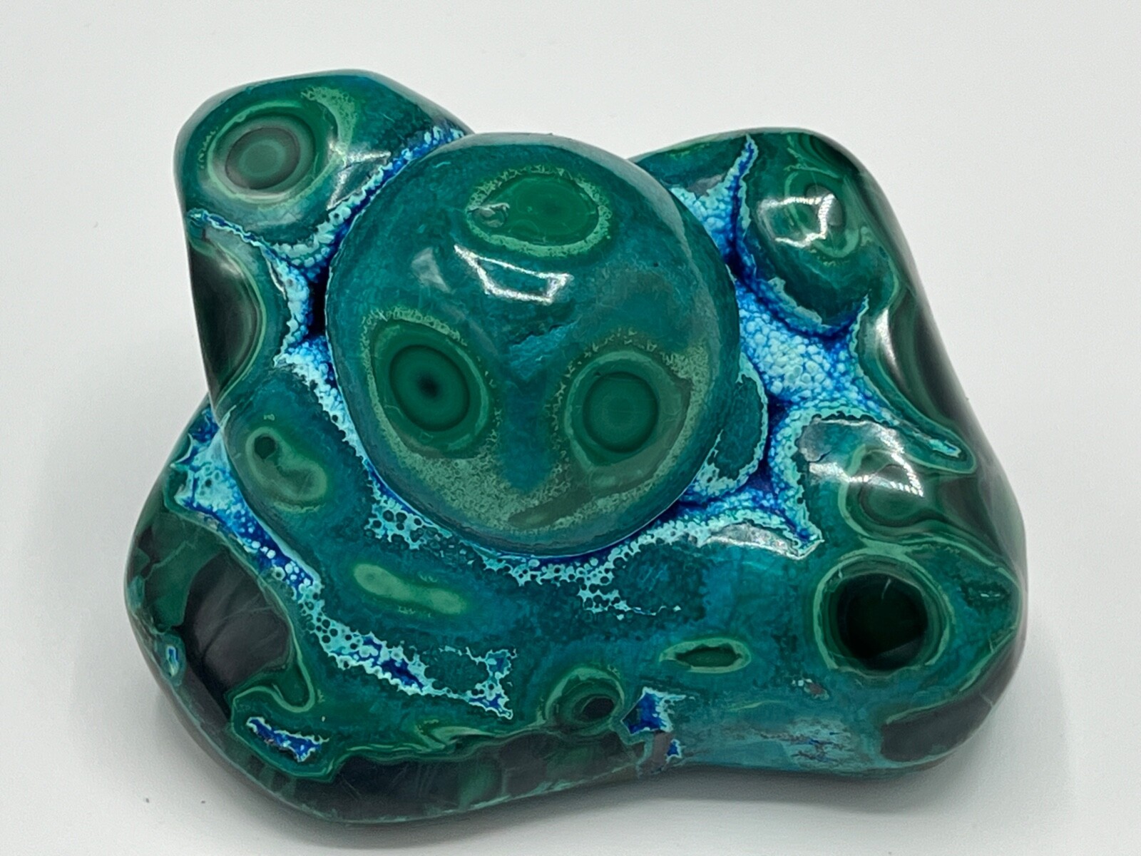 Malachite with Aqua Chrysocolla – Free Form