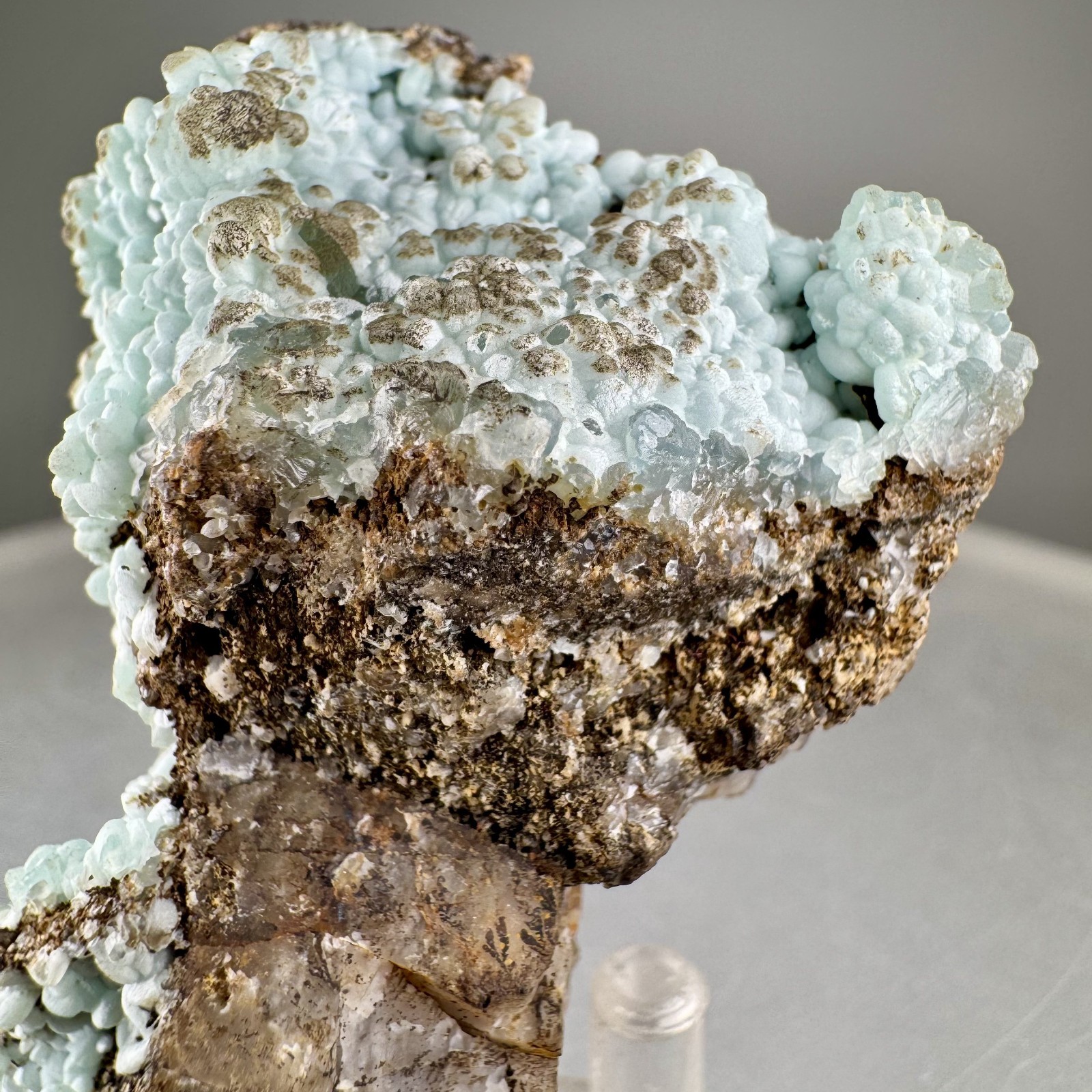 Nice Blue Smithsonite: Kelly Mine, Magdalena, Socorro Co., New Mexico- Classic!