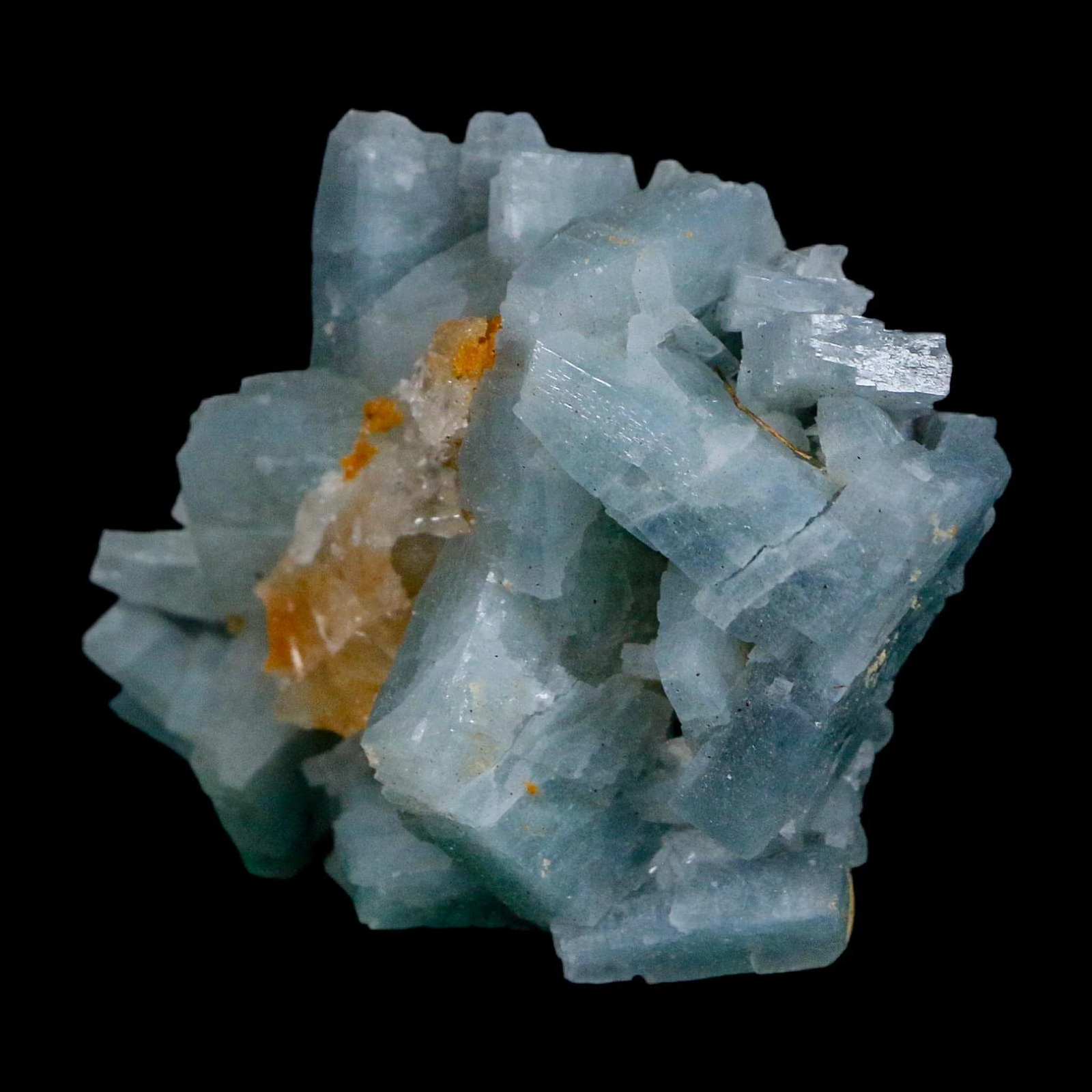 2.4″ Ice Blue Tabular Barite Blades Crystal Mineral Meknes-Tafilalet Morocco