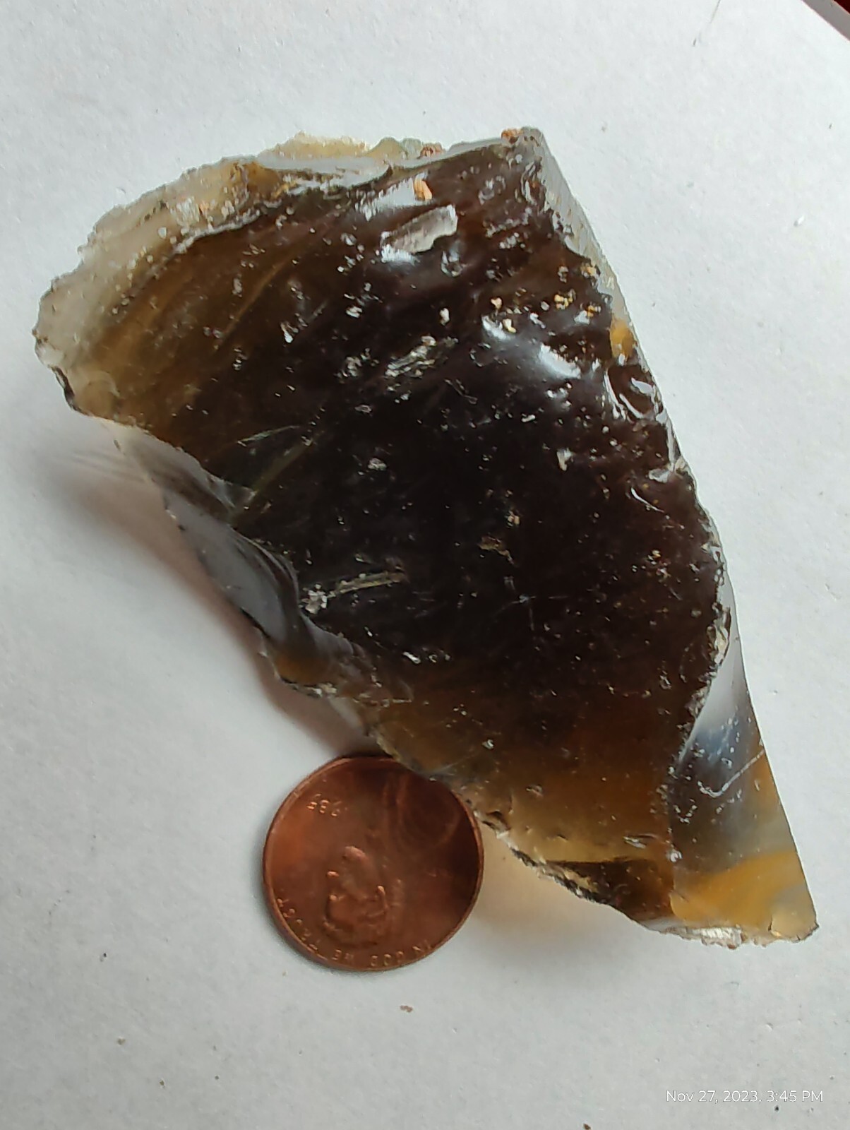 💎🪨 Unknown Mineral Stone Crystal Specimen 50 gram 💎🪨 brown Andara ?