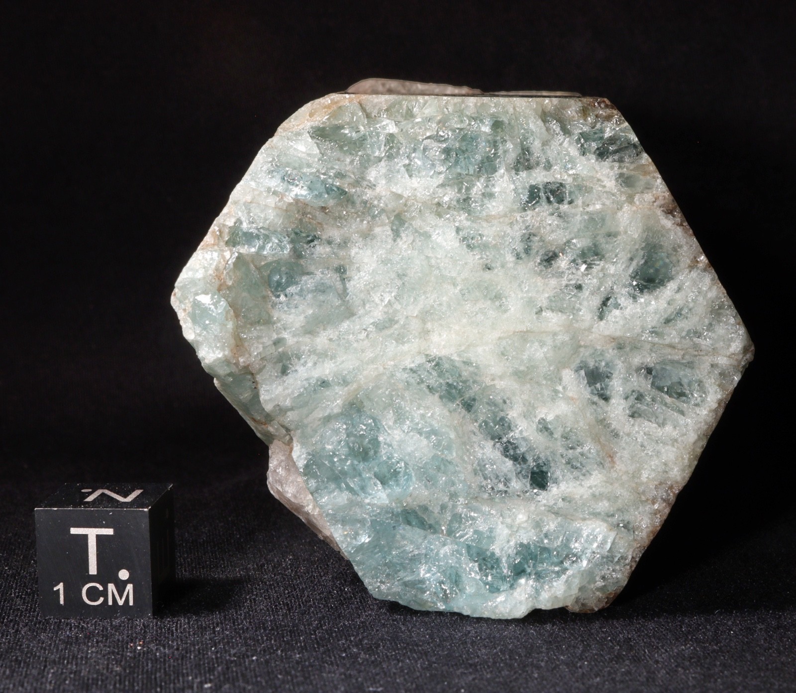 8.2 cm Beryl Hexagonal Crystal from New Haven County, Connecticut – 320 grams