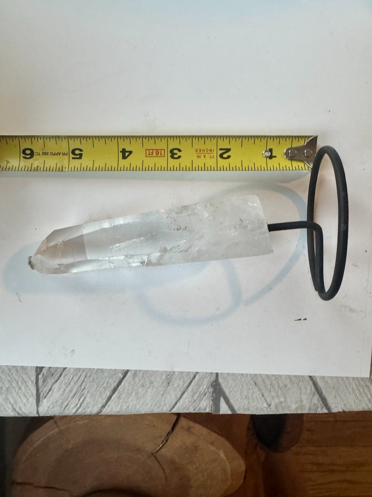 Beautiful Lithium Quartz From Brazil MOU Yes On Stand.