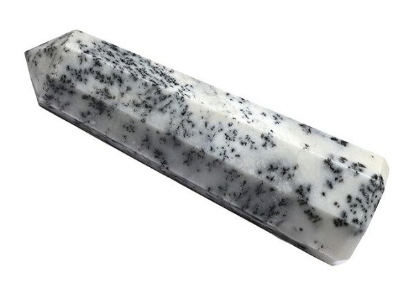 5Pcs Set Natural Dendrite Opal Crystal Points Home Office Table Decor, 3-4″
