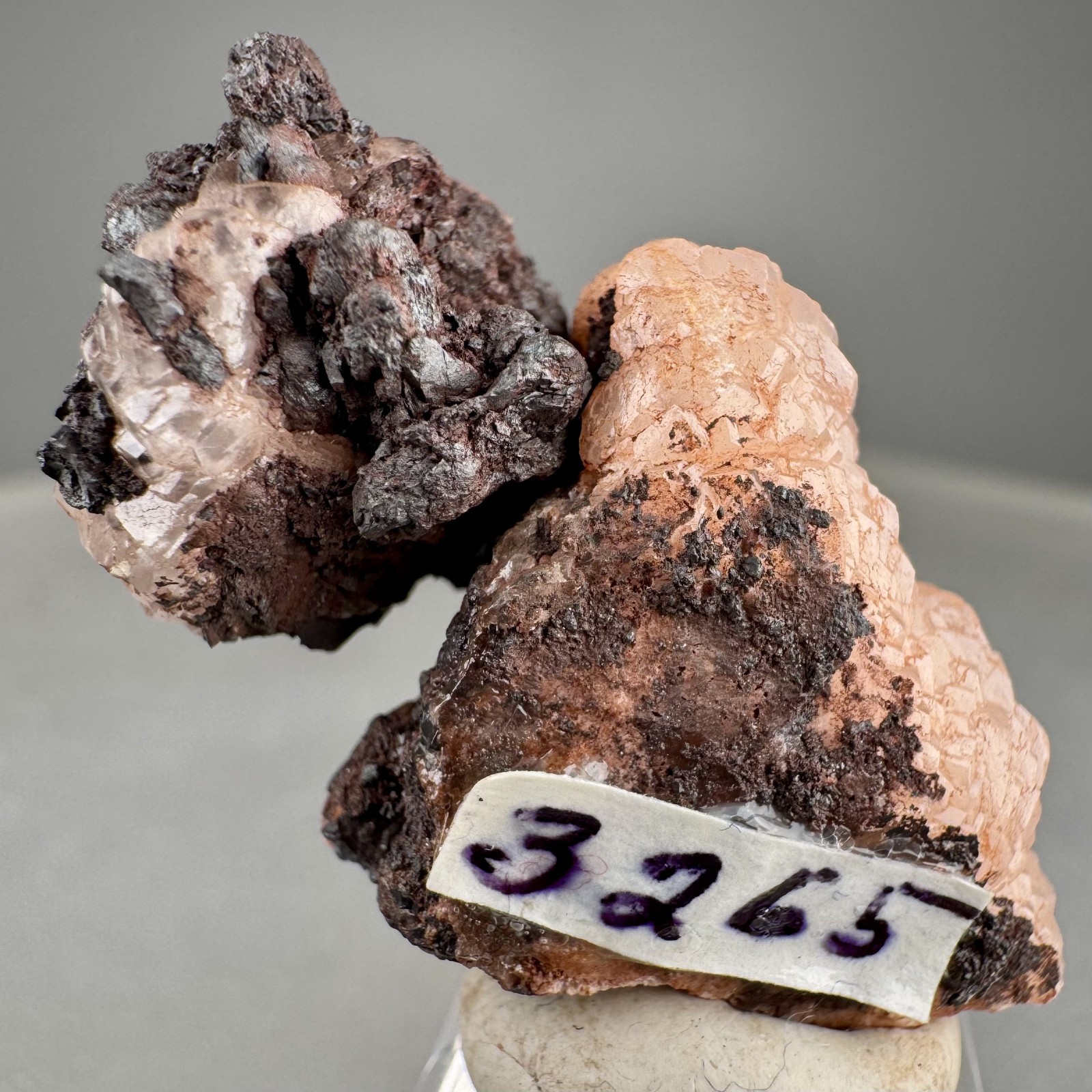 Nice Pink Manganocalcite Xls: Montreal Mine, Gogebic Range, Iron Co., Wisconsin