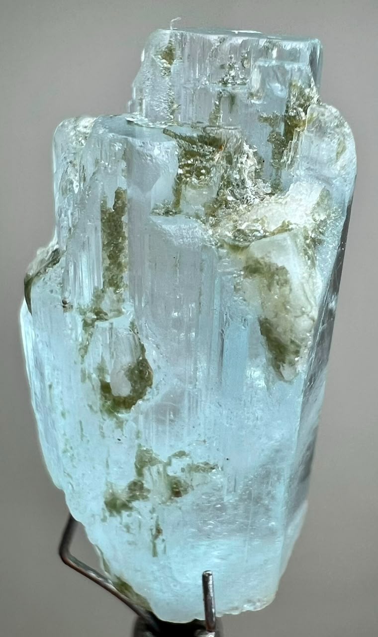 26Ct, Eye Clean! Natural Sky Blue Aquamarine Crystal From Shigar Valley PAk