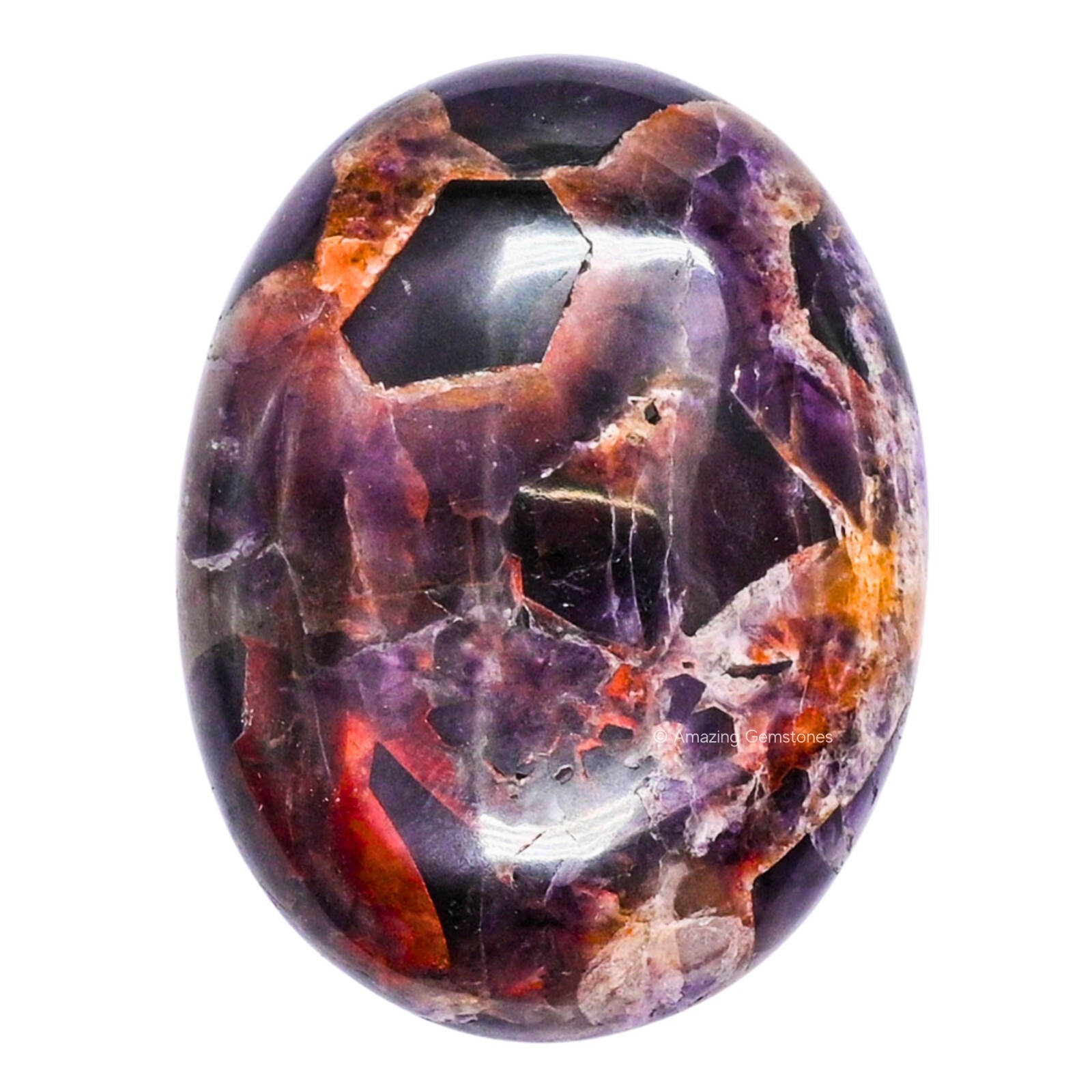 Dreamy Amethyst Crystal Palm Stone