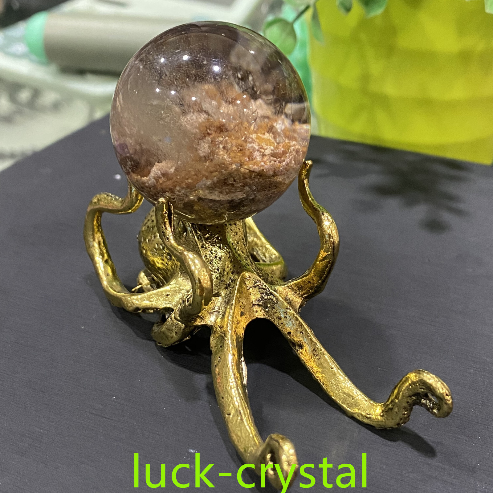 3.6” Sphere Holder Stand Base Nataral Crystal Ball Reiki Healing 1pc,43j37-3