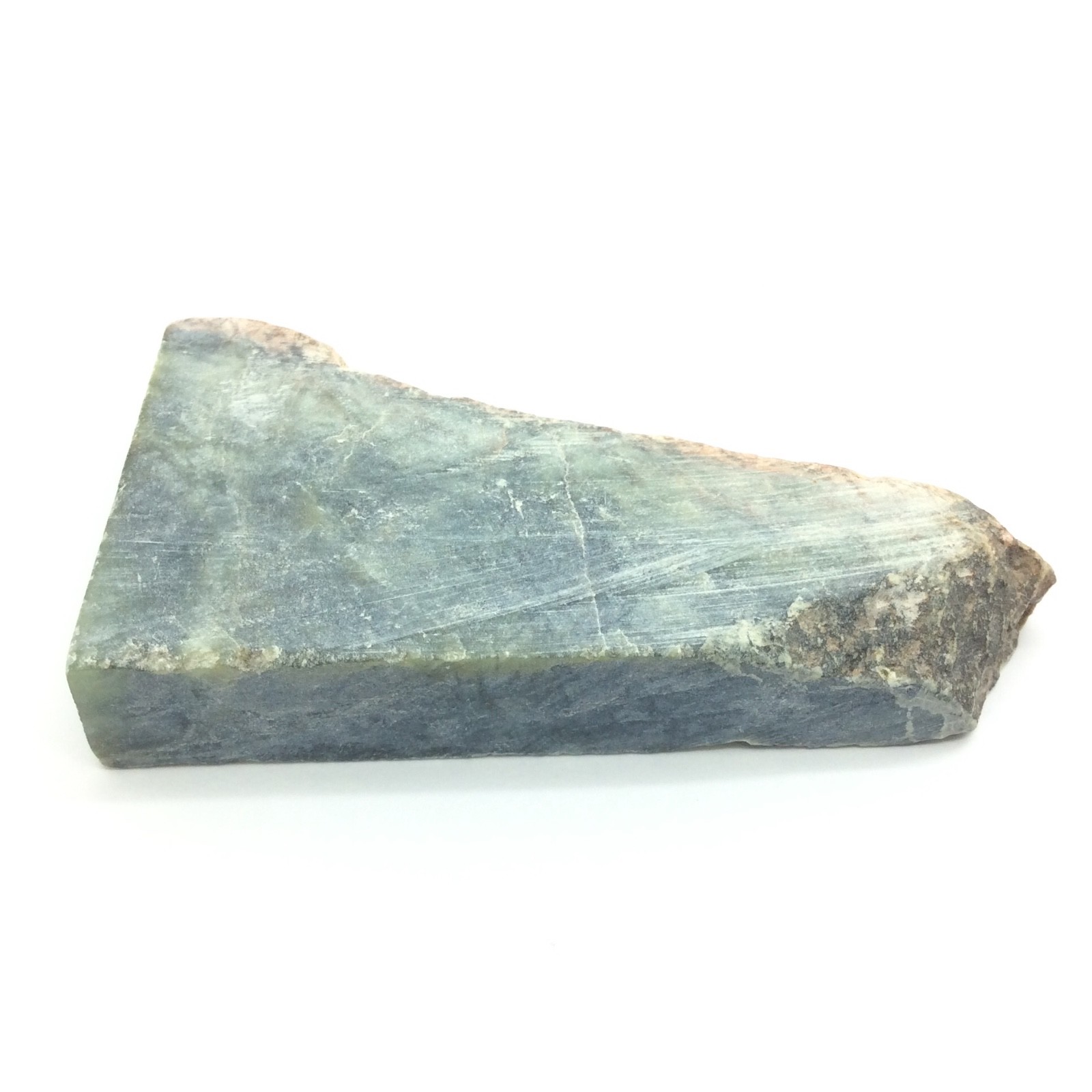 Siberian Jade Slab Green Nephrite Jade Lapidary Stone Sayan Mountain Siberia #22