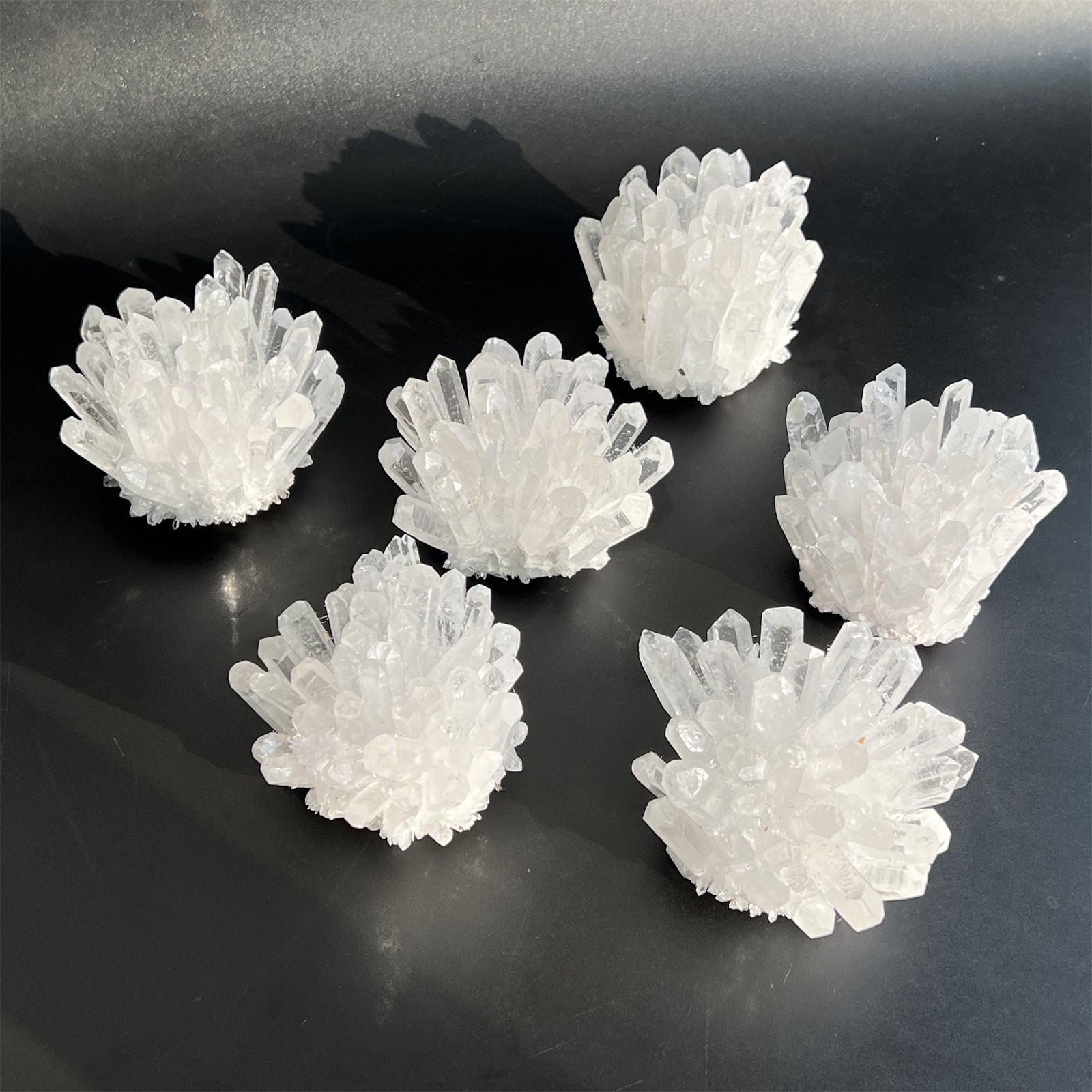 Top Fine Clear quartz cluster crystal fine cluster specimen Random 200g+ 1pc