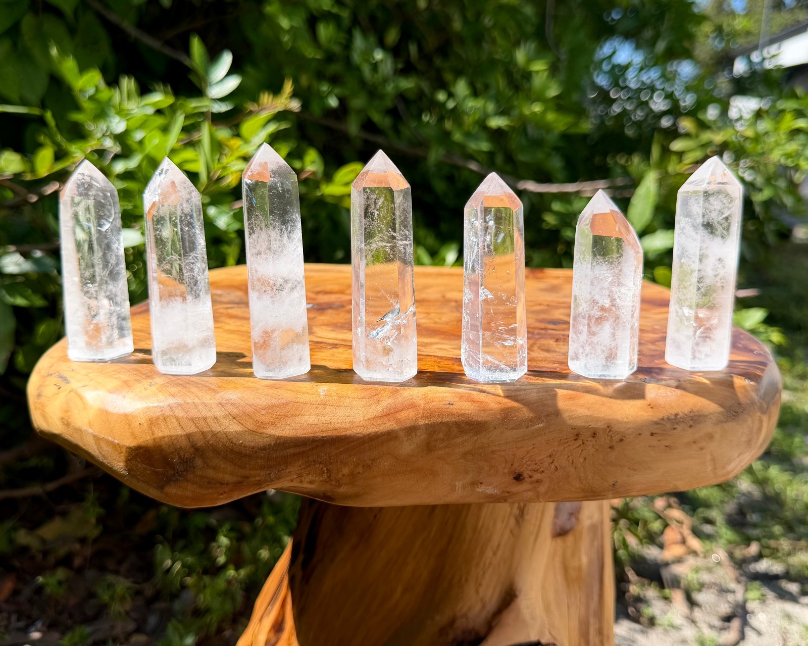 Clear Quartz Obelisk (6-Sided, ‘A’ Grade, Quartz Crystal Point, Crystal Tower)