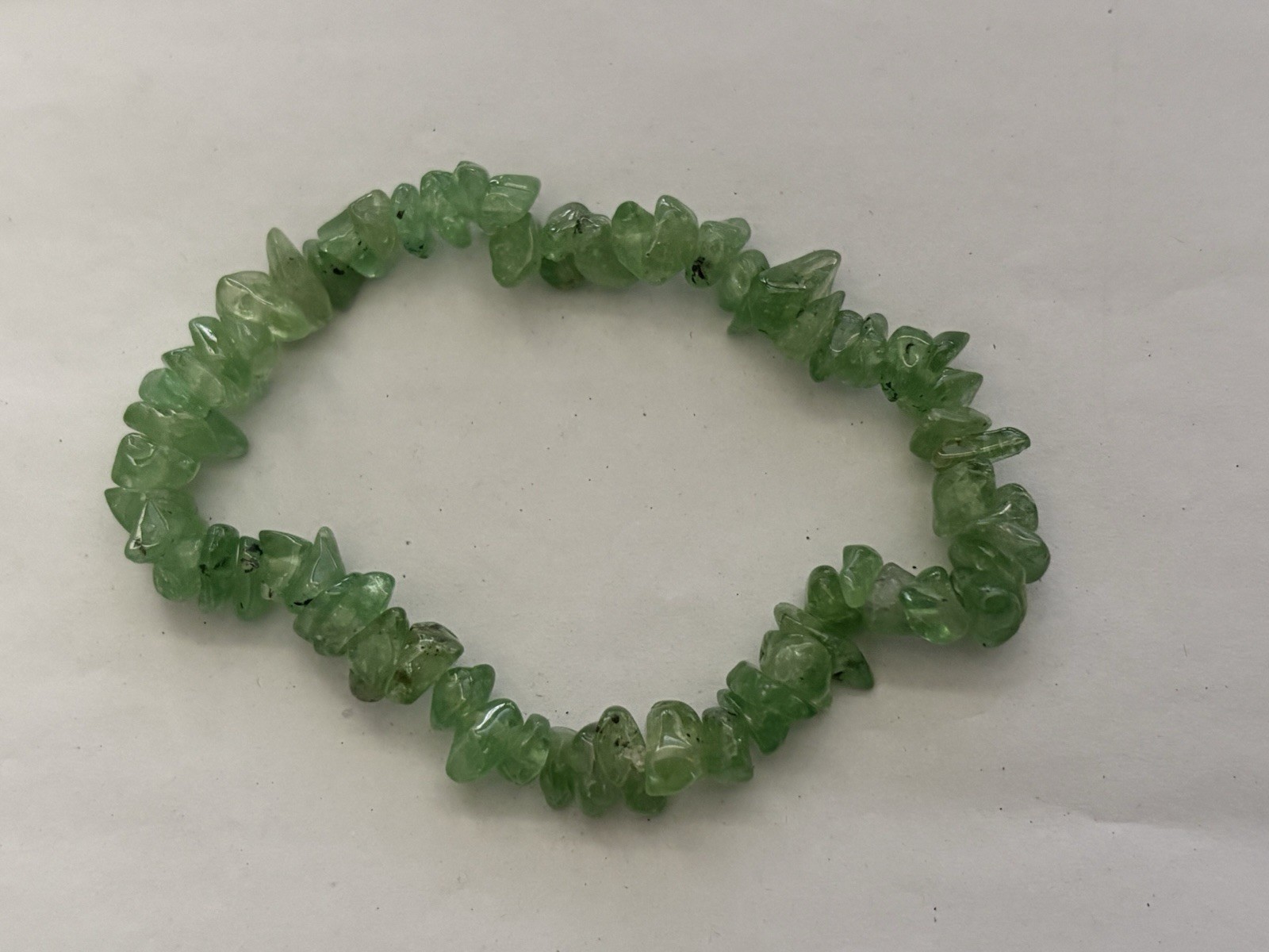 TSAVORITE Tumbled Chip Bracelet 14.8g Size 7