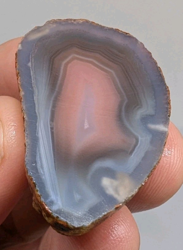 Swazi Rose Agate Cut Halves, Mozambique Agates, 38 Grams (1.25 Oz), US Seller